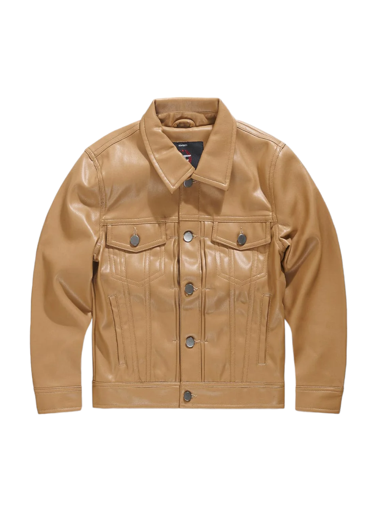 Jordan Craig Kids Leather Jacket - Thriller PU - Mocha - JJ1121K