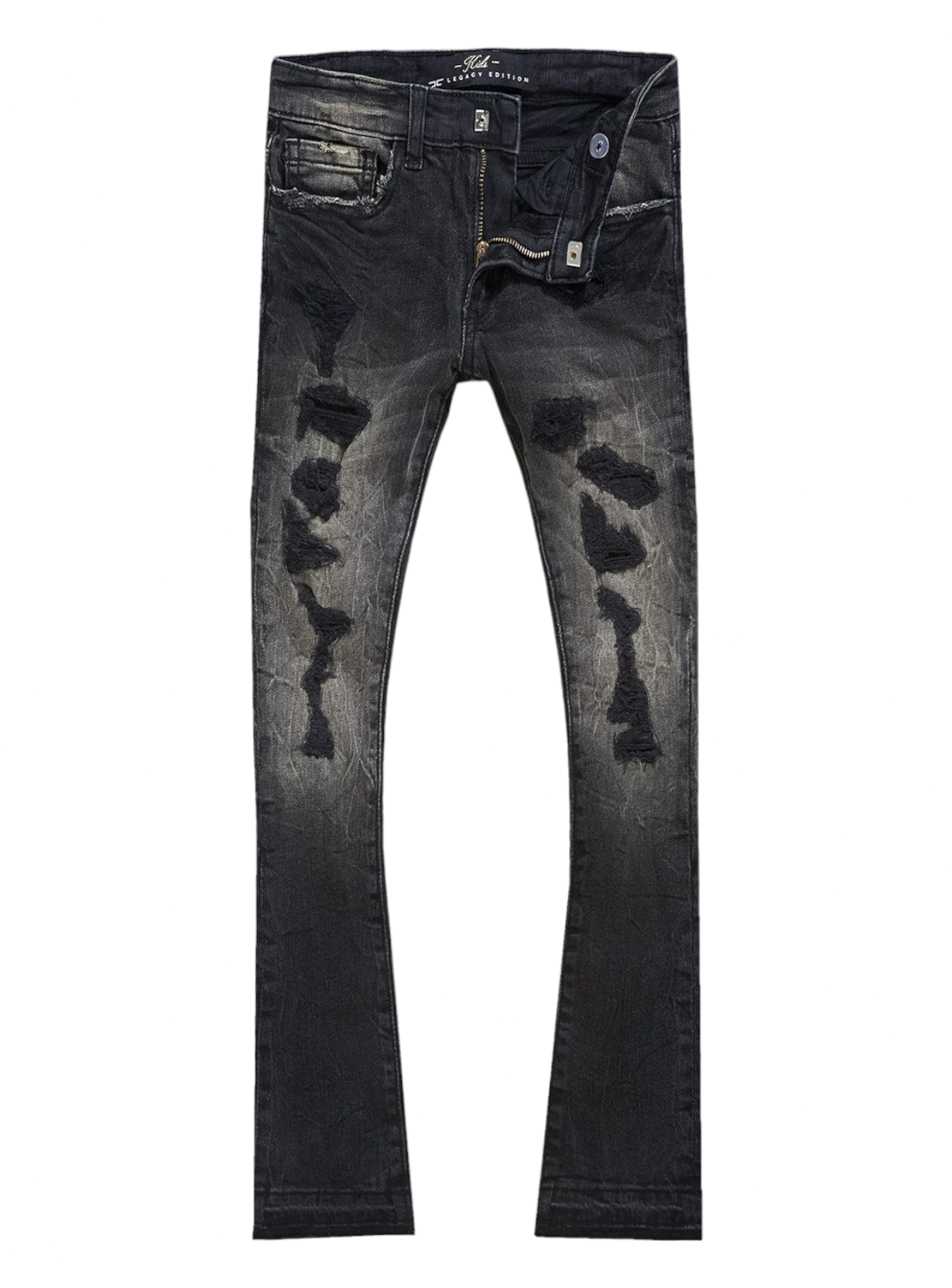 Jordan Craig Jeans - Kids Stacked Rockport - Nature Black - JTF1167RK