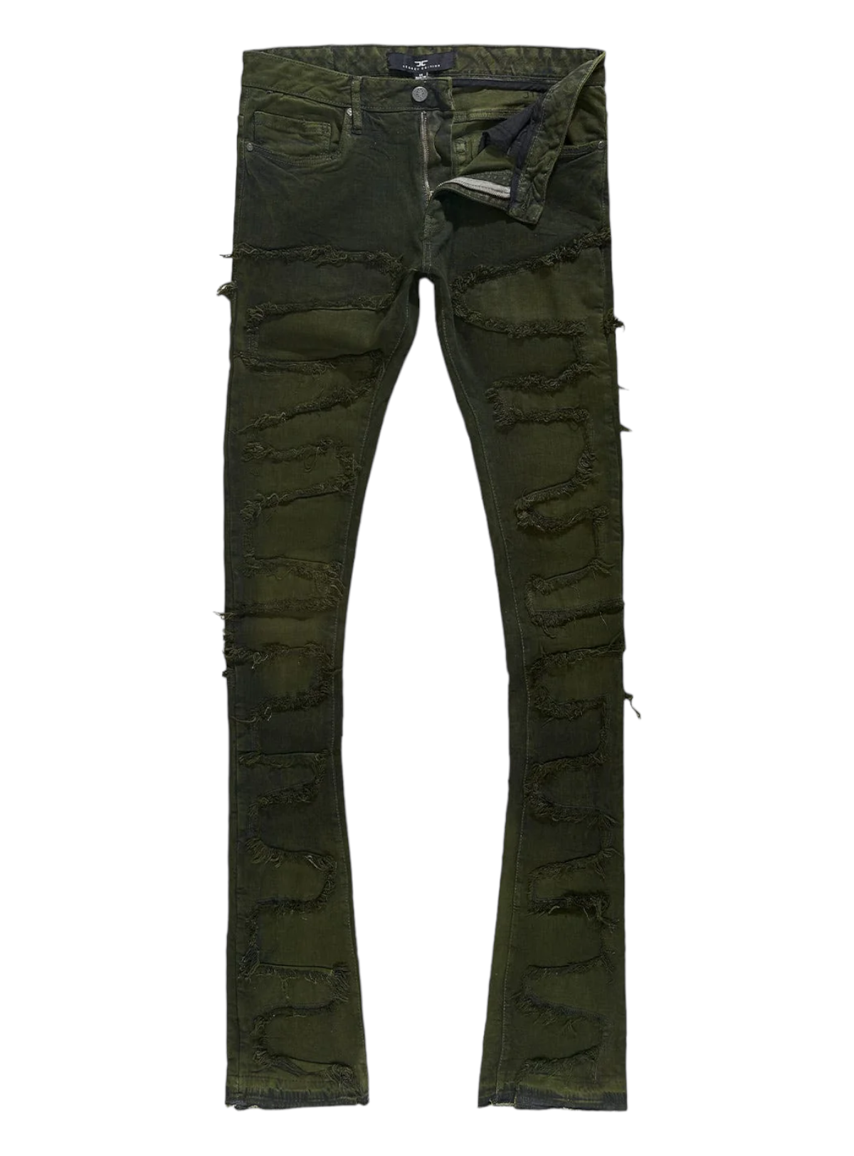 Jordan Craig Jeans - Martin Stacked Oasis - Olive - JTF1131