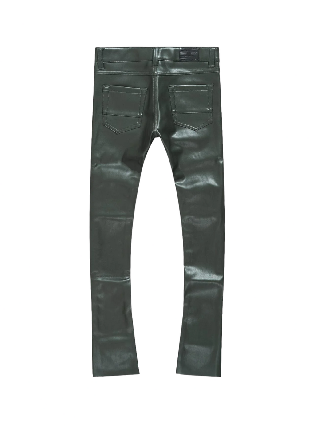 Jordan Craig Kids Pants - Thriller PU Leather - Olive - JRF1139K