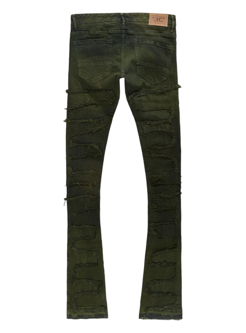 Jordan Craig Jeans - Martin Stacked Oasis - Olive - JTF1131