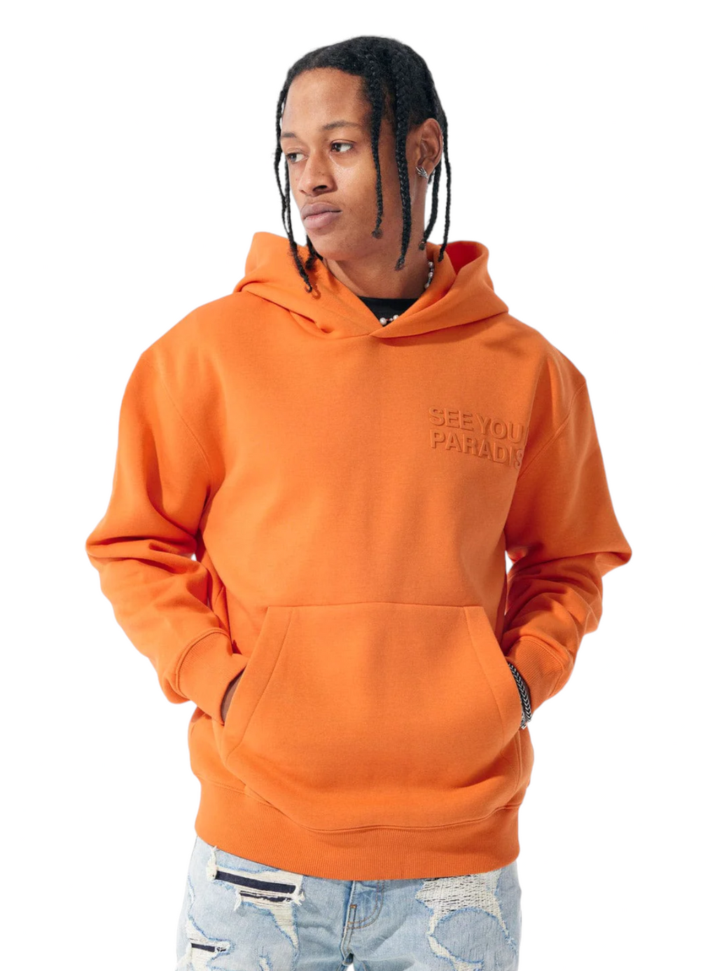 Jordan Craig Hoodie - See You In Paradise - Orange - 8550H