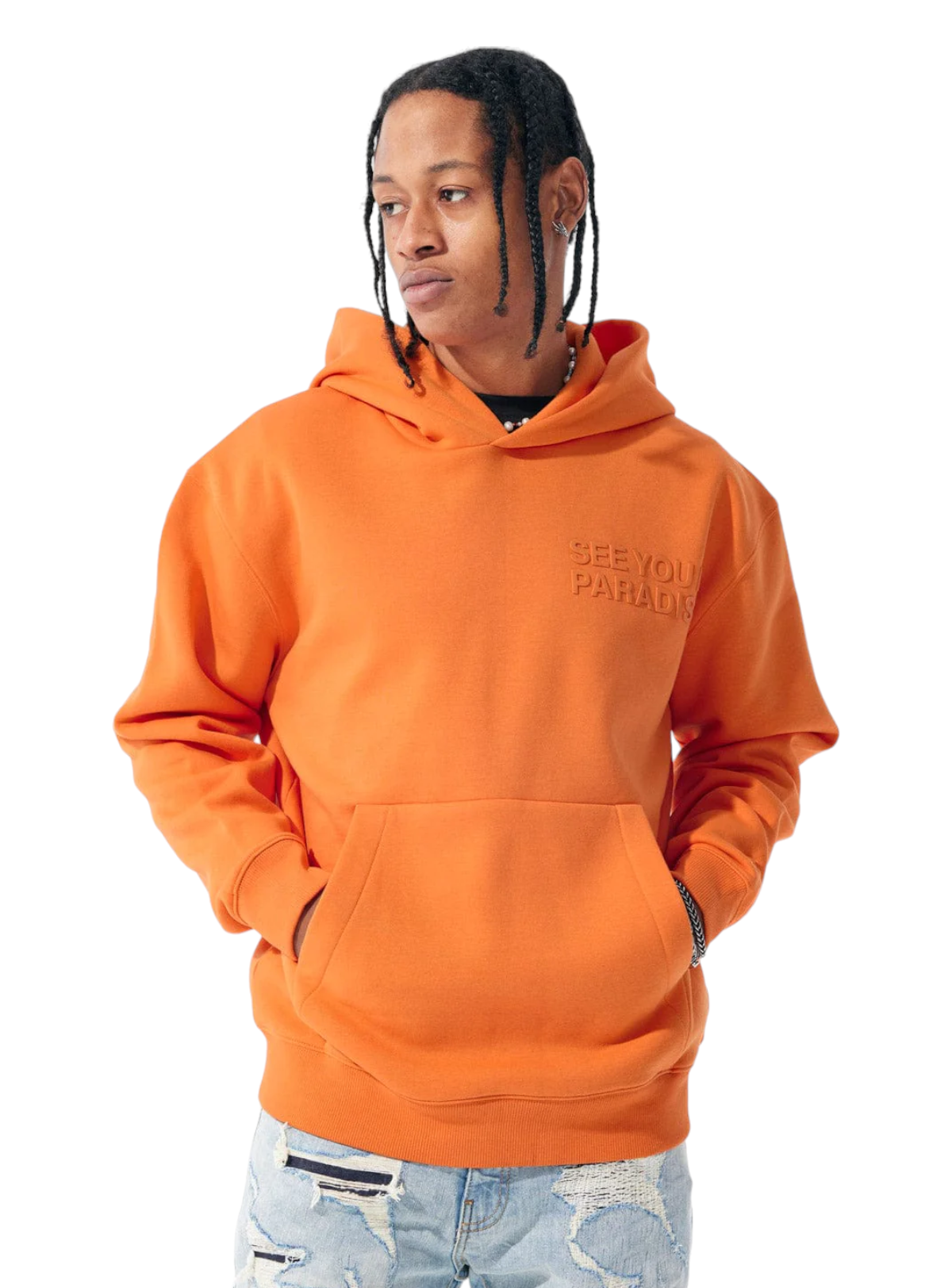 Jordan Craig Hoodie - See You In Paradise - Orange - 8550H