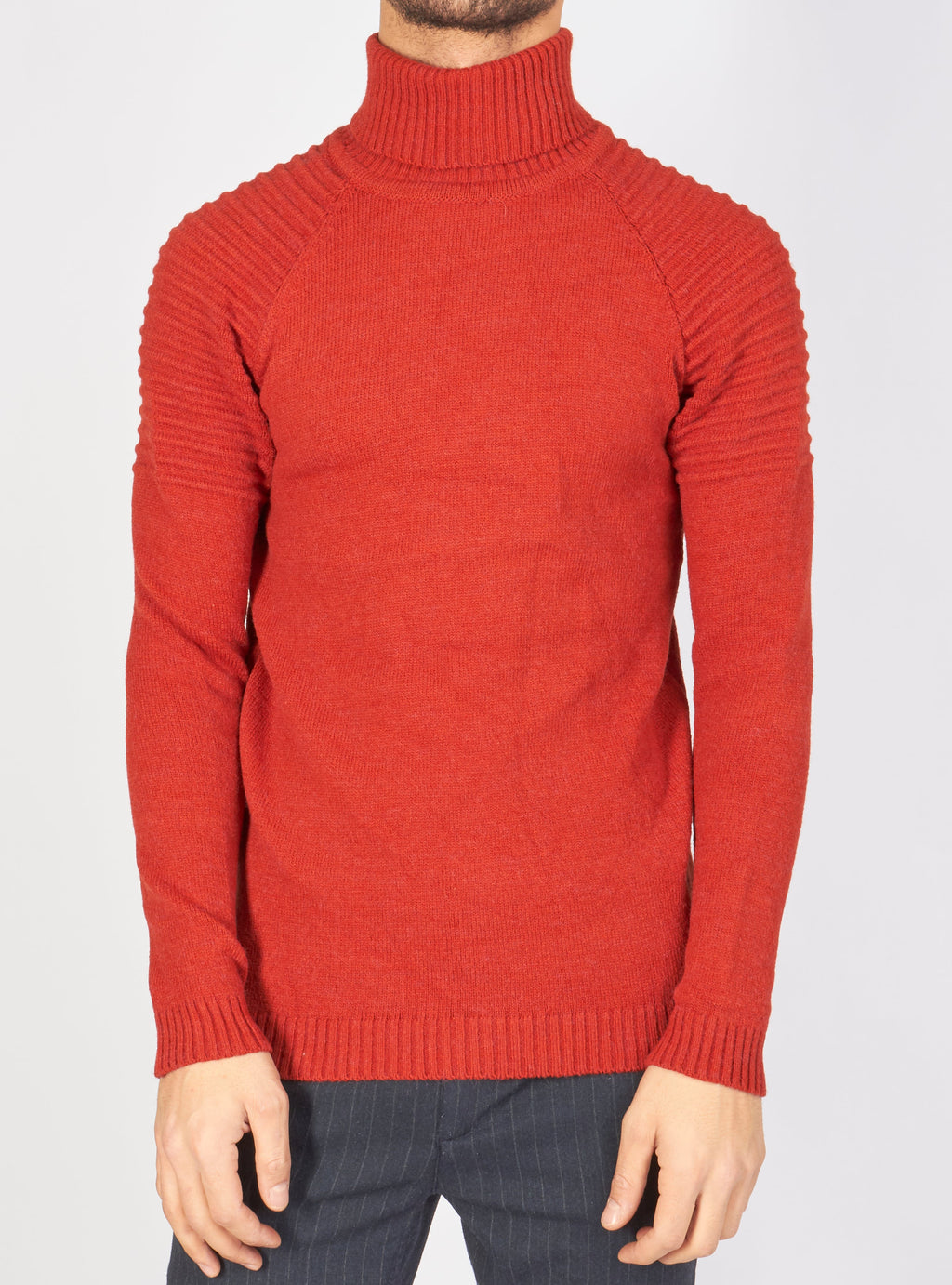 Buyer's Choice Sweater - Turtleneck - Red - T3761