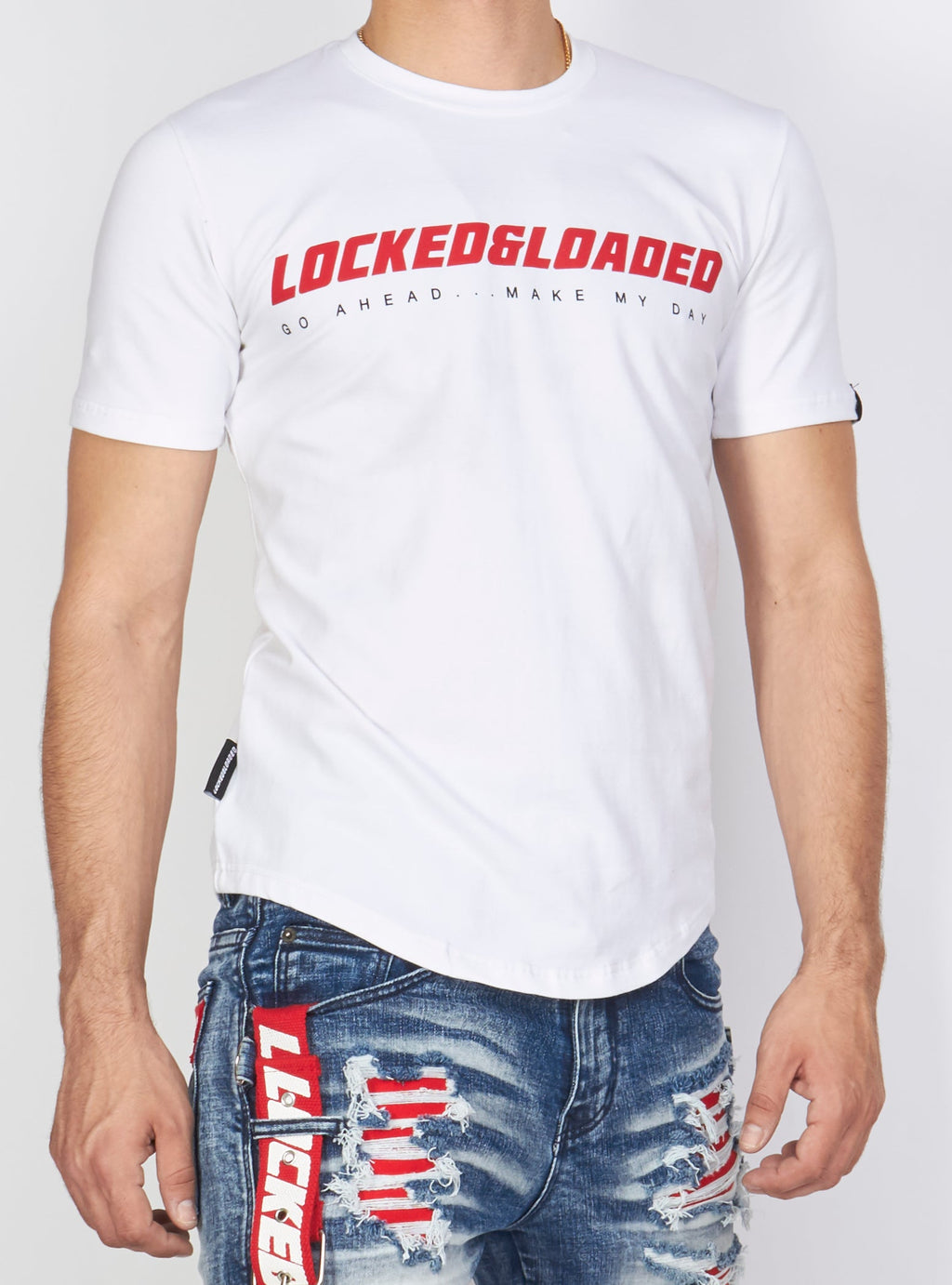 LNL T-Shirt - L&L - White And Red