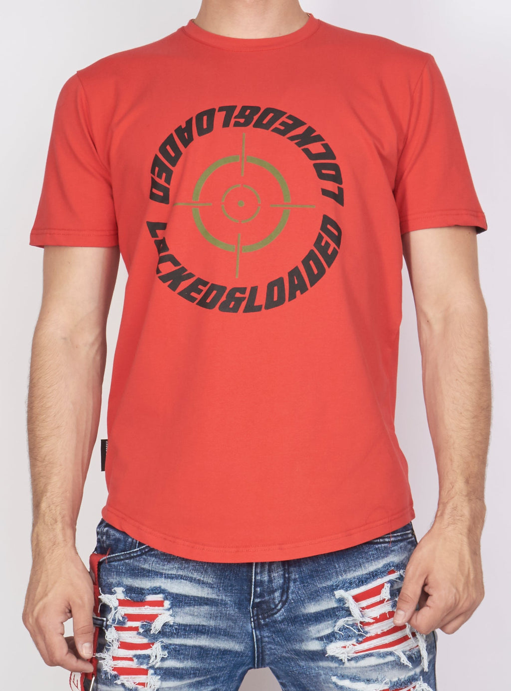 LNL T-Shirt - Target - Red And Black