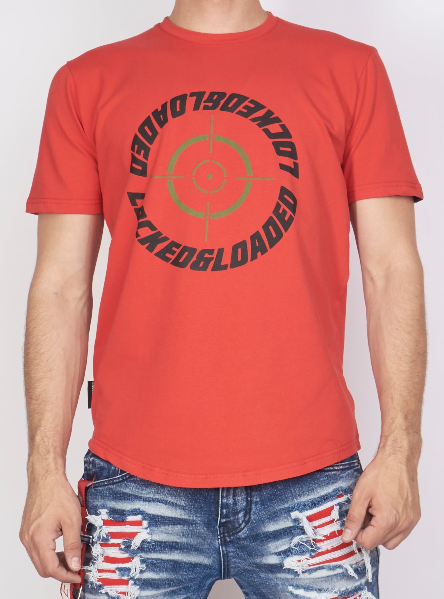 LNL T-Shirt - Target - Red And Black