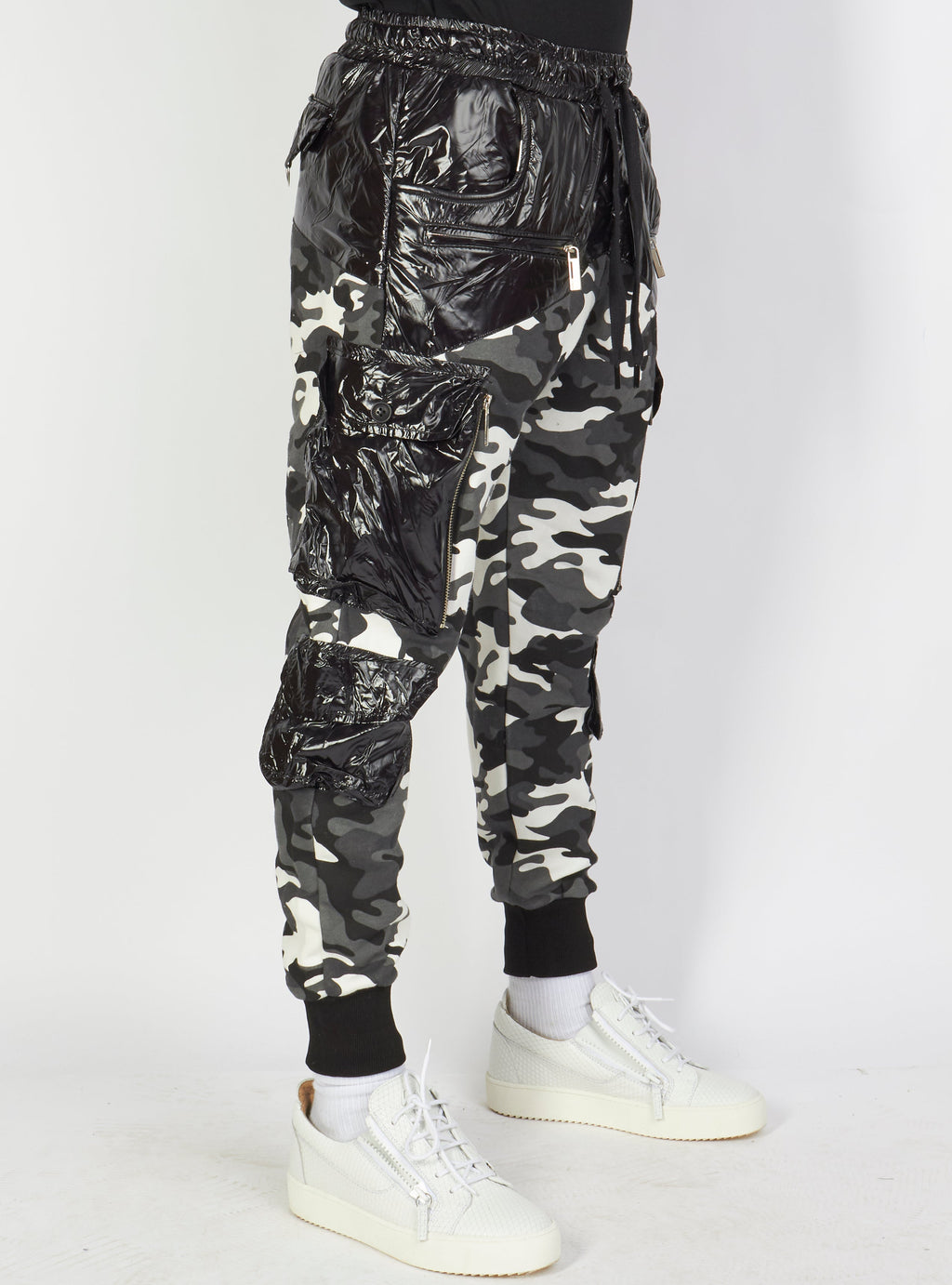 Buyer's Choice Cargo - Camo Shiny - Grey And Black - 9410