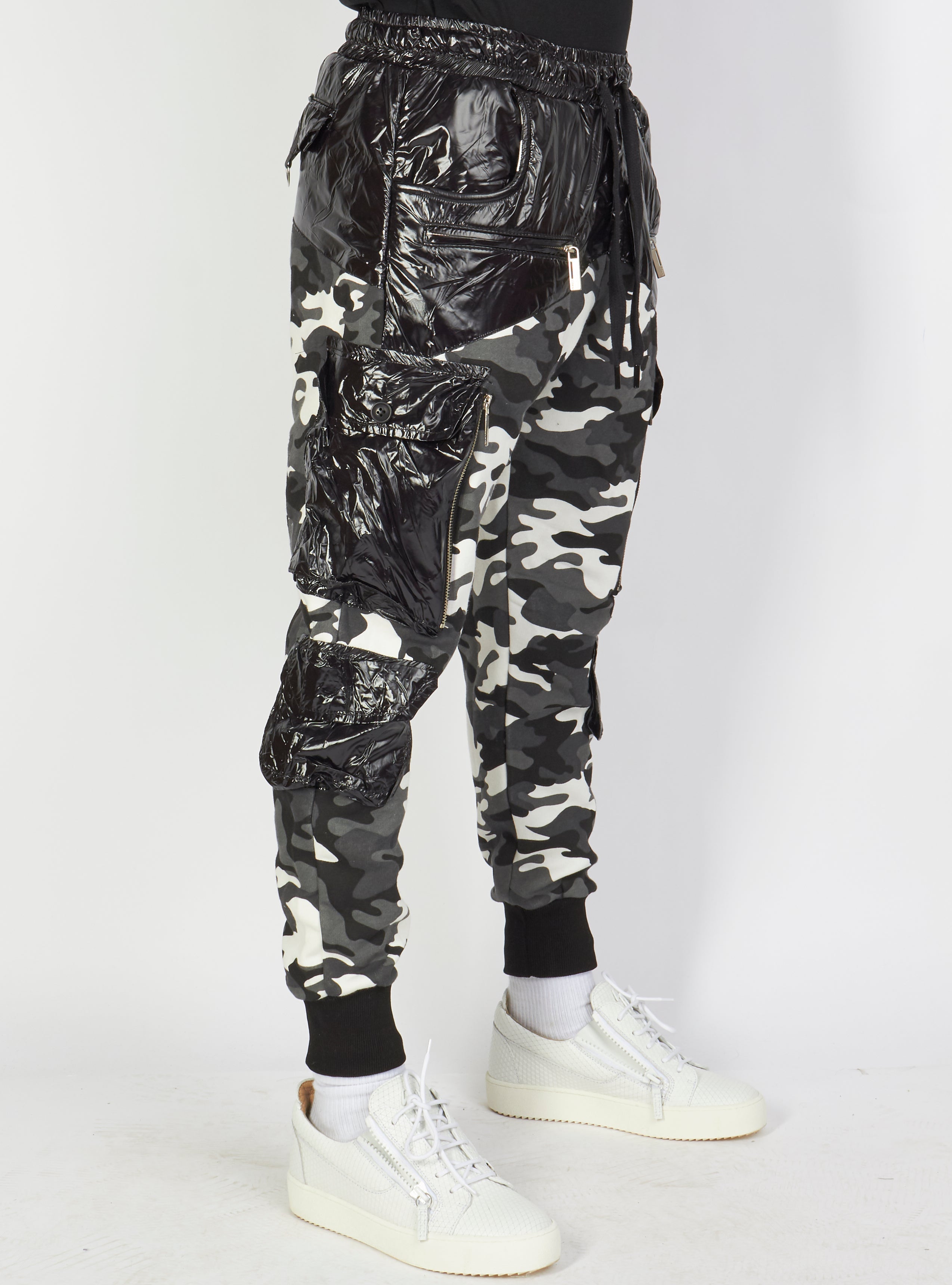 Buyer's Choice Cargo - Camo Shiny - Grey And Black - 9410