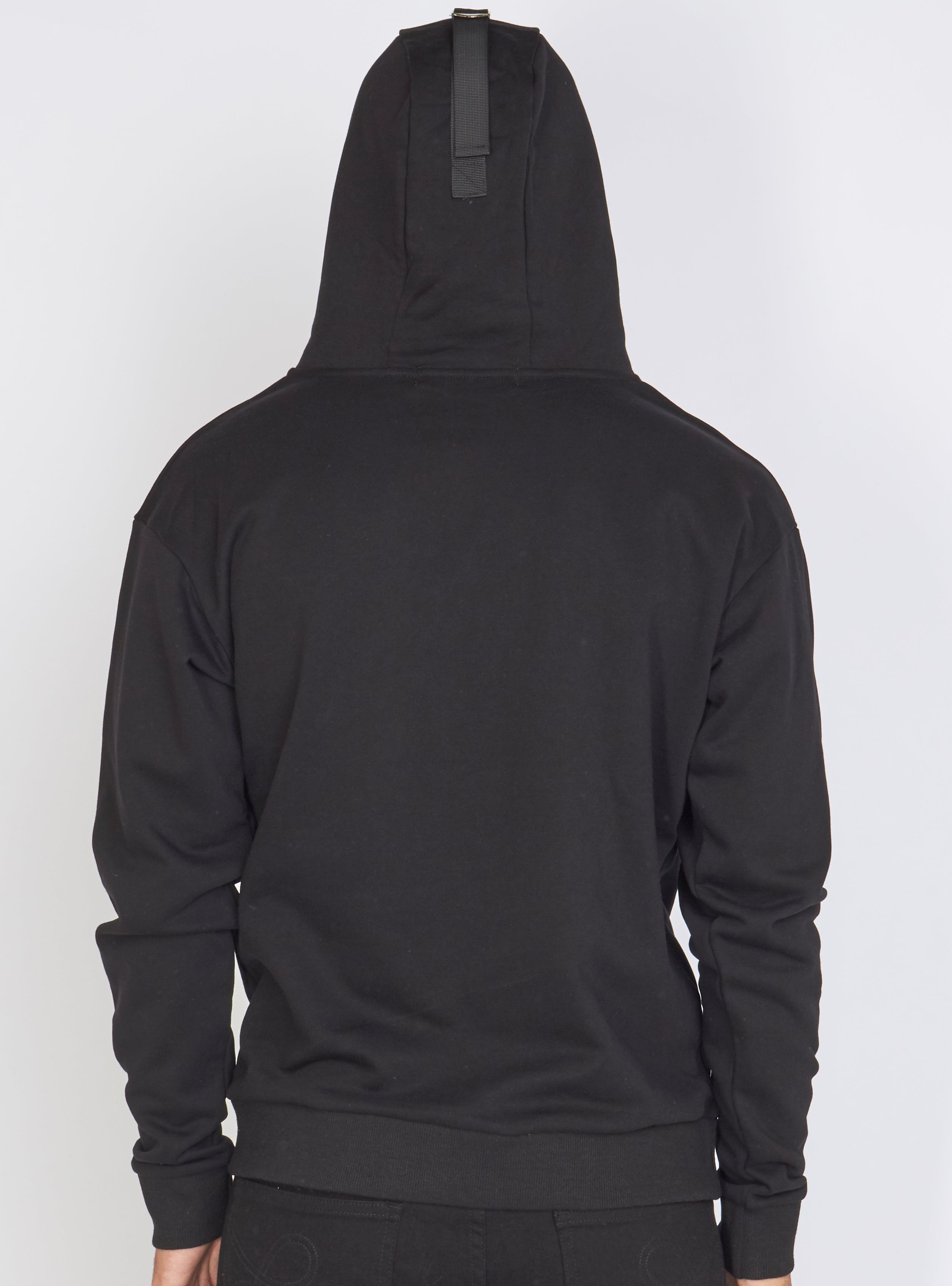 LNL Hoodie - Crest Pullover - Black and Red - LLCH601