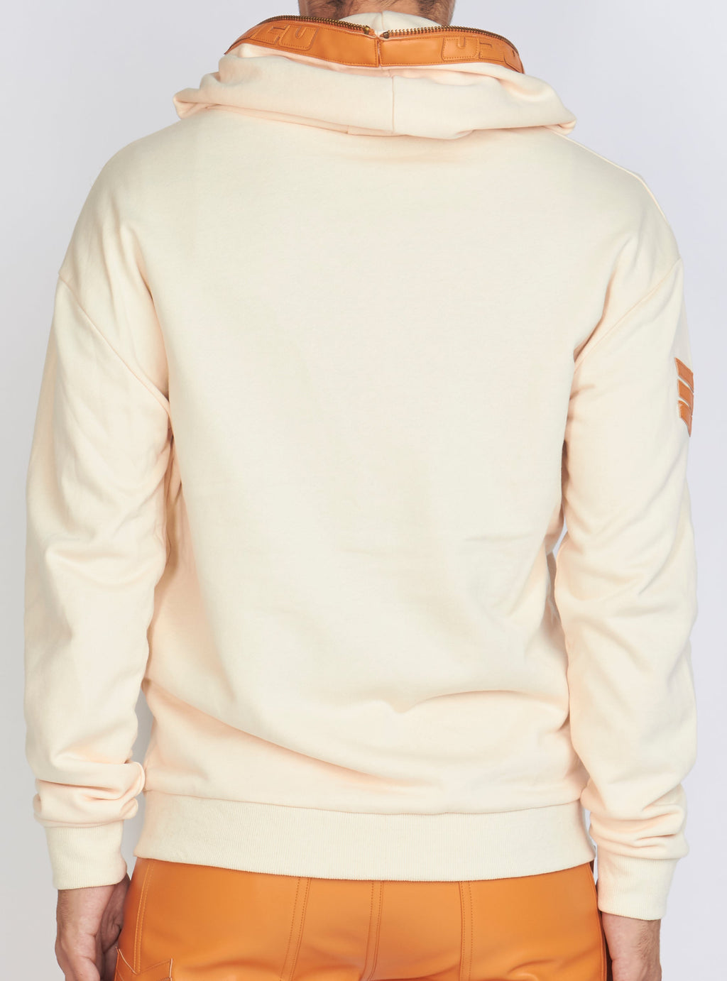 LNL Hoodie - Leather - Peach and Orange - LLFZ1025505