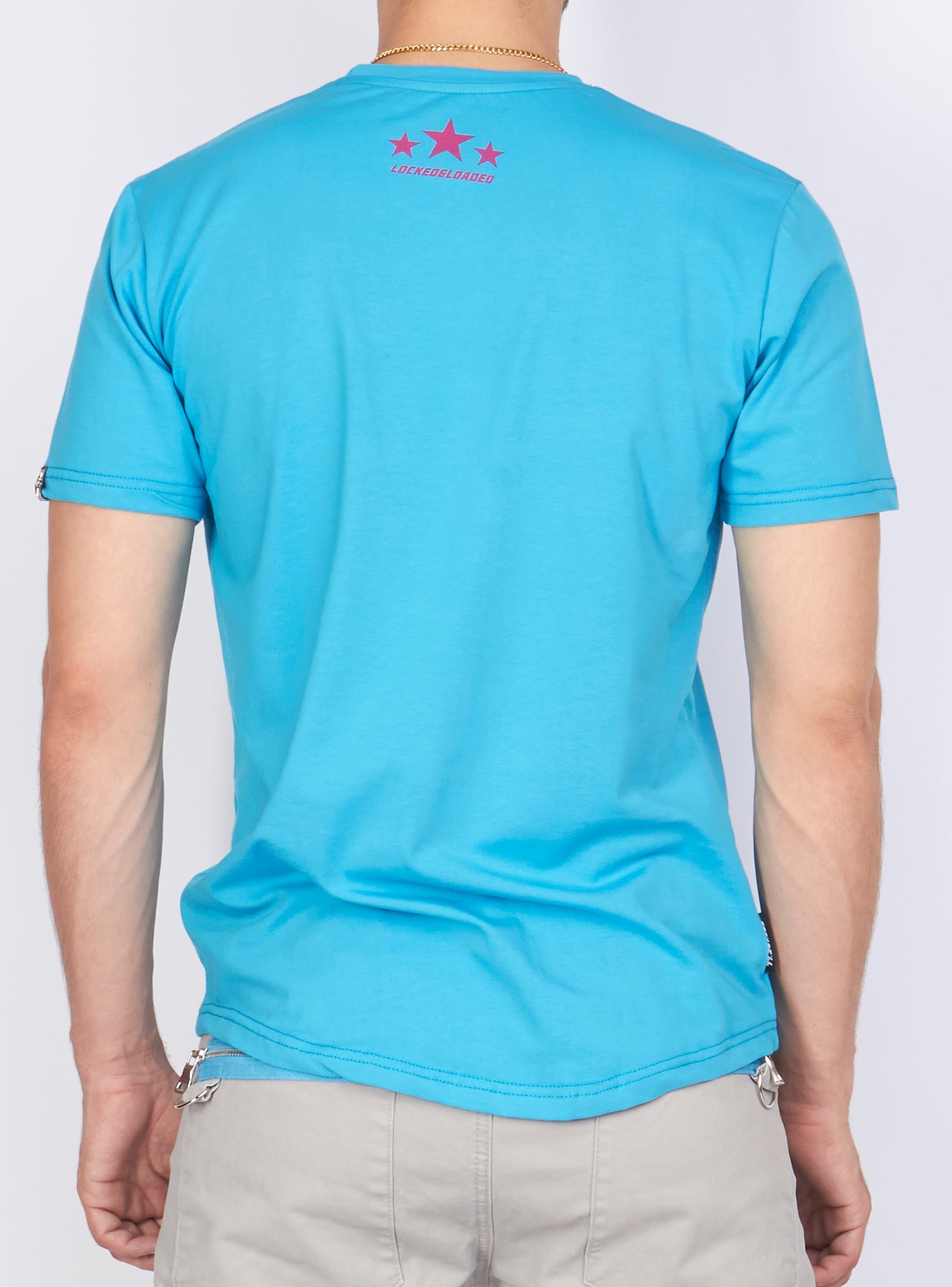 LNL T-Shirt - L&L - Blue And Pink