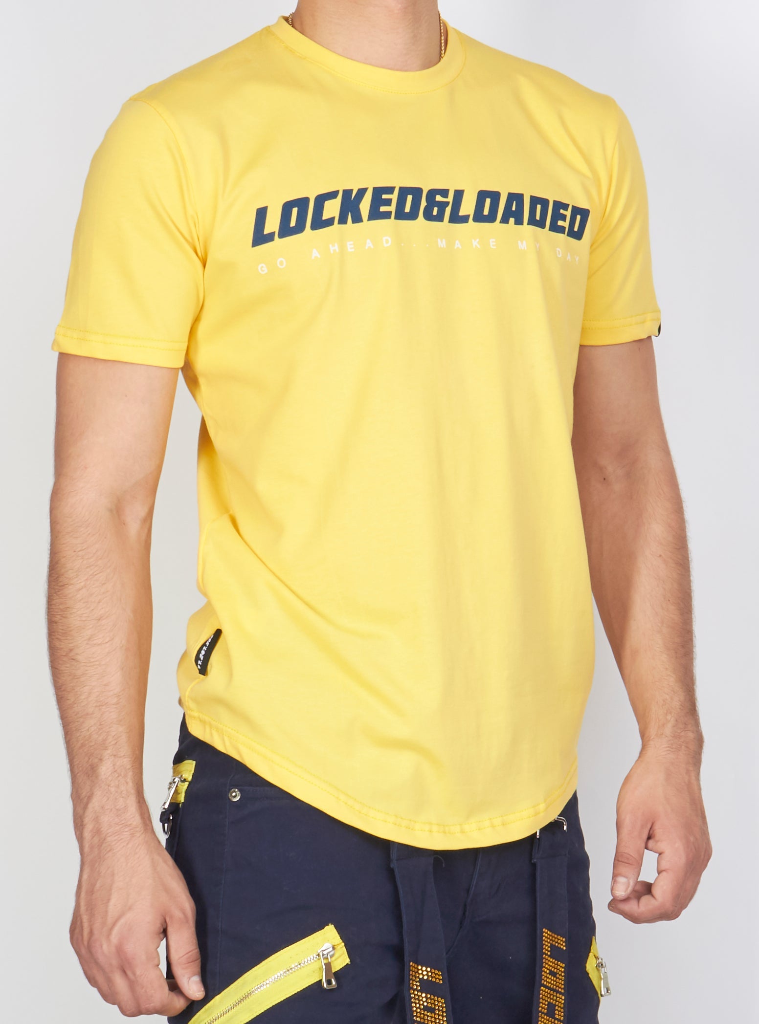 LNL T-Shirt - L&L - Yellow And Navy