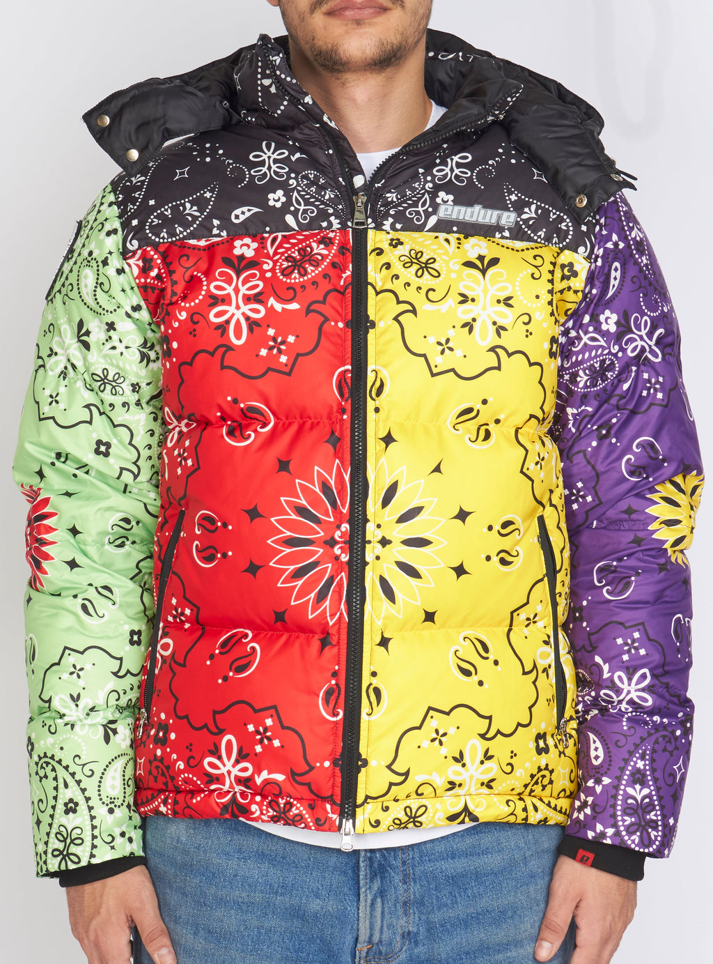Endure Jacket - Puffer Bandana - Multi - 7015