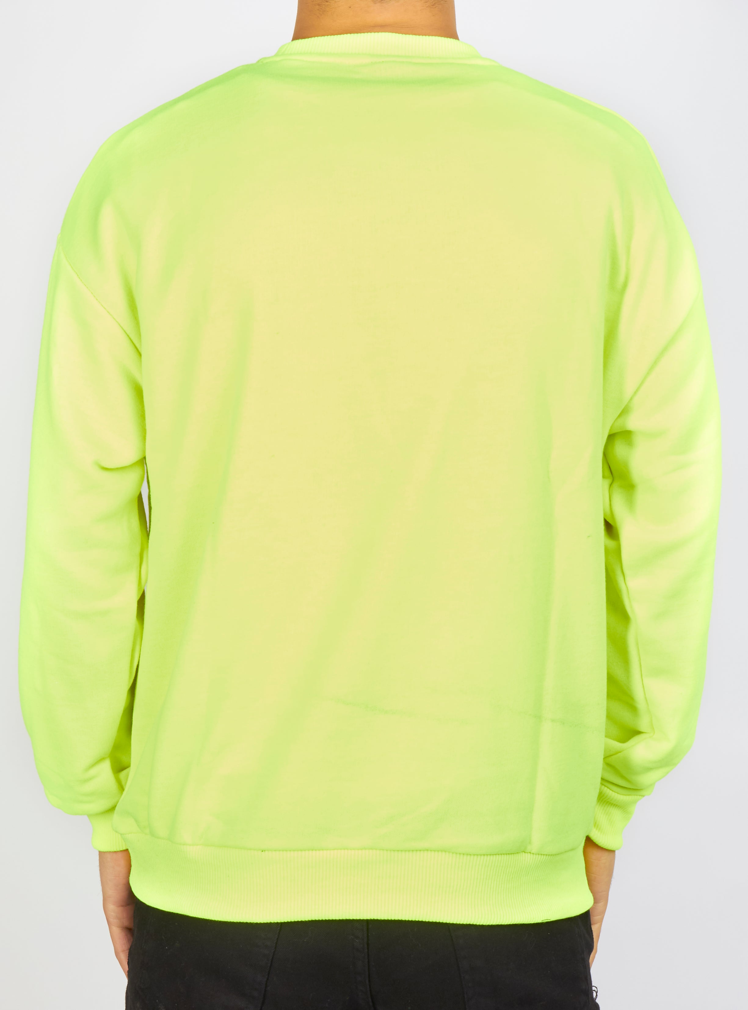 Buyer's Choice Sweater - Lips - Neon Yellow - SW-21562