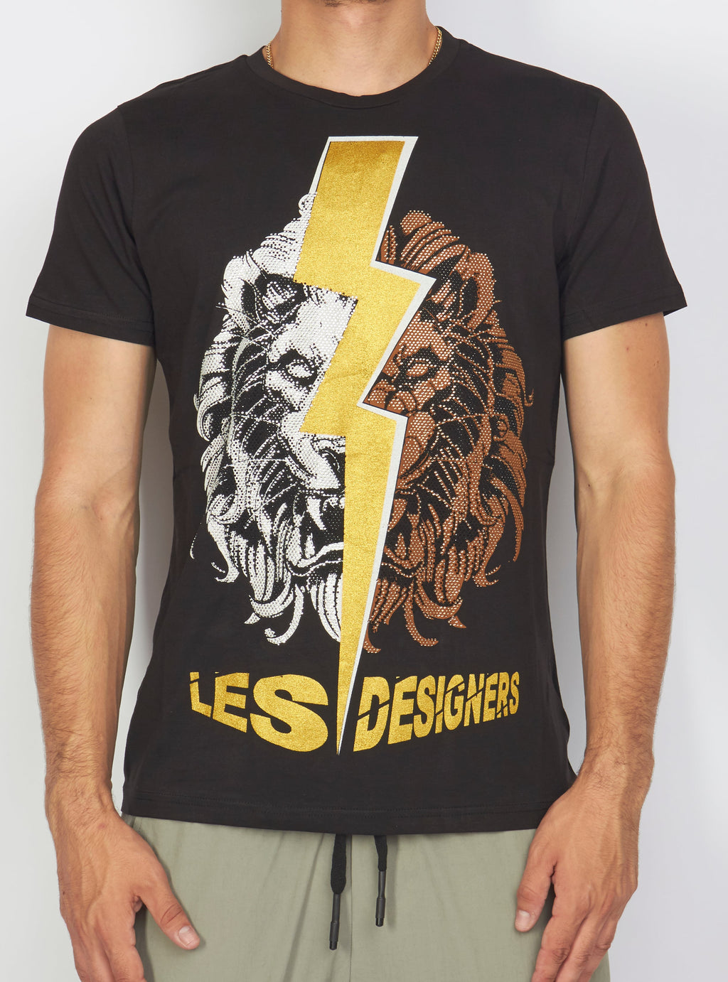 Buyer's Choice T-Shirt - Lightning Lion - Black - 3280 01