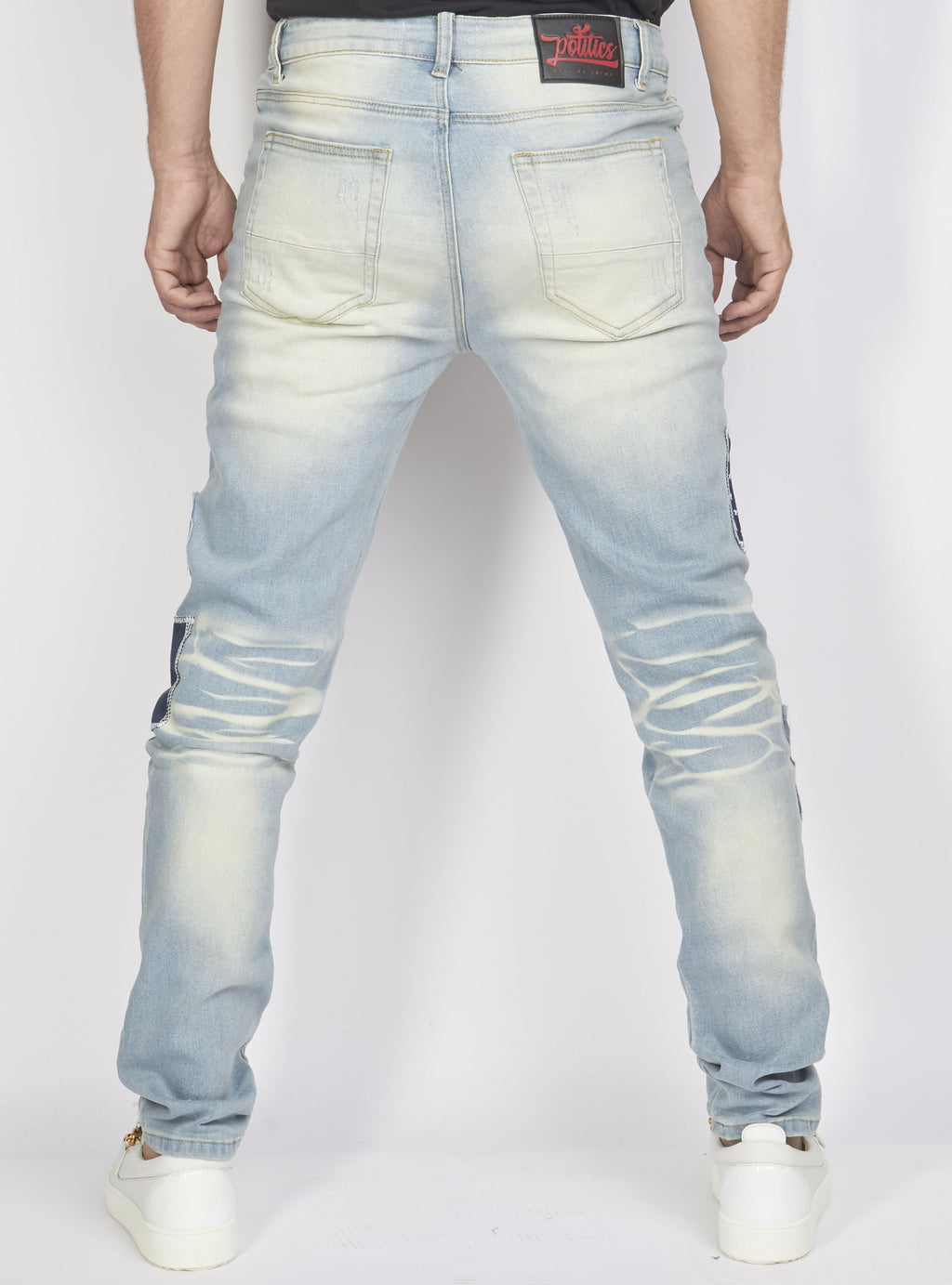 Politics Jeans - Patchwork - Blue - PLTKS0521562