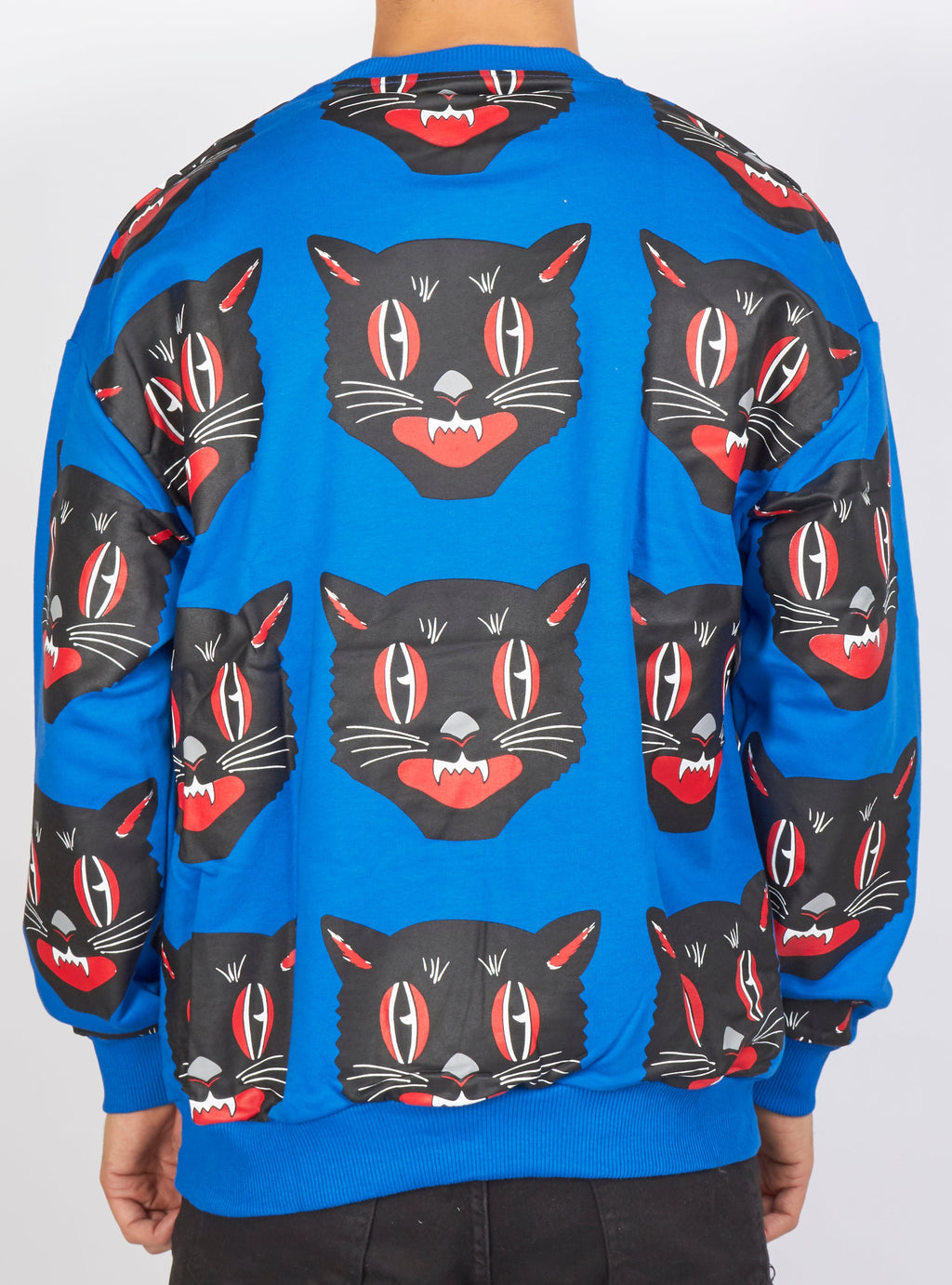 Buyer's Choice Sweater - Cat - Blue - SW-21560