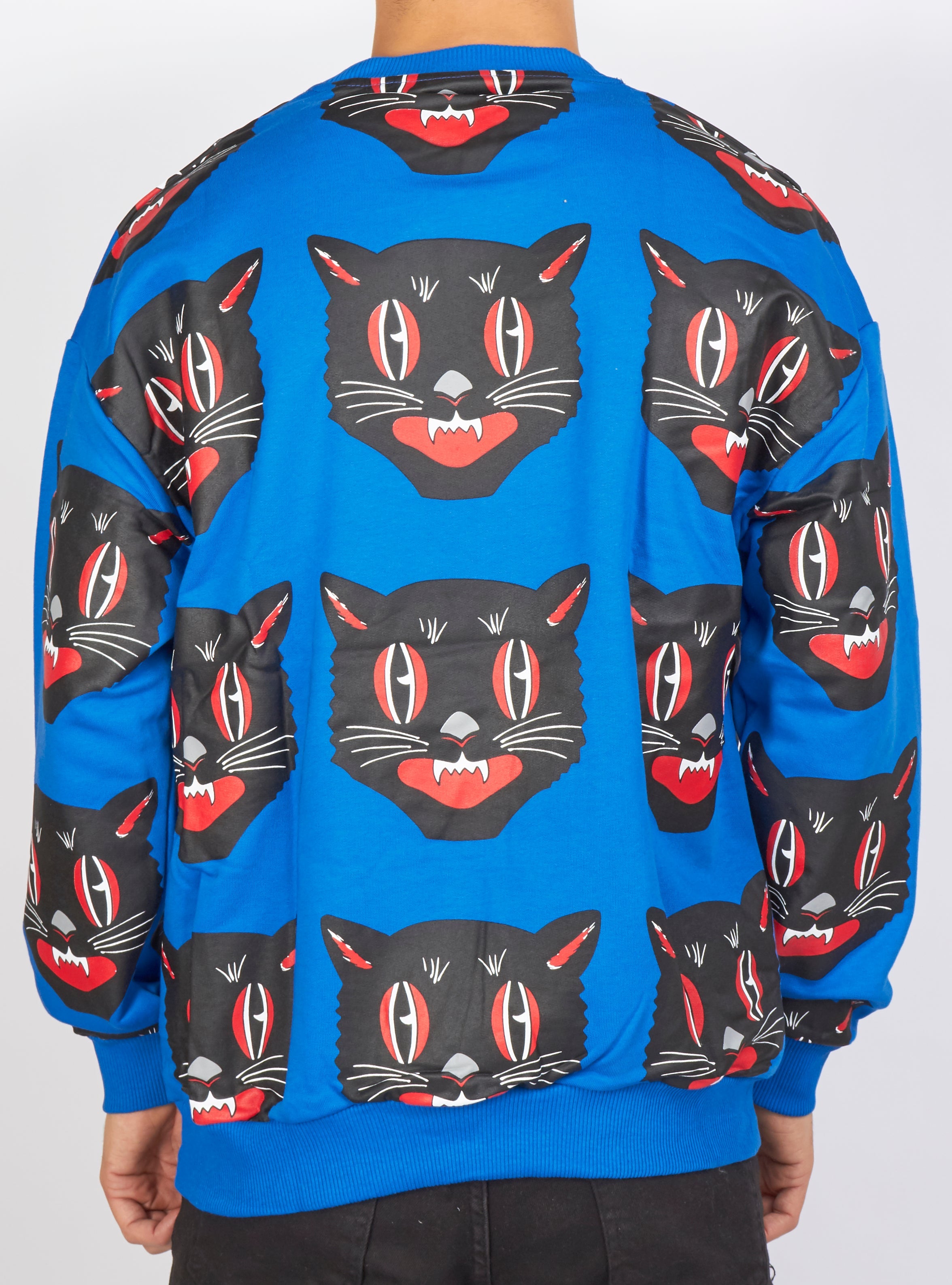 Buyer's Choice Sweater - Cat - Blue - SW-21560
