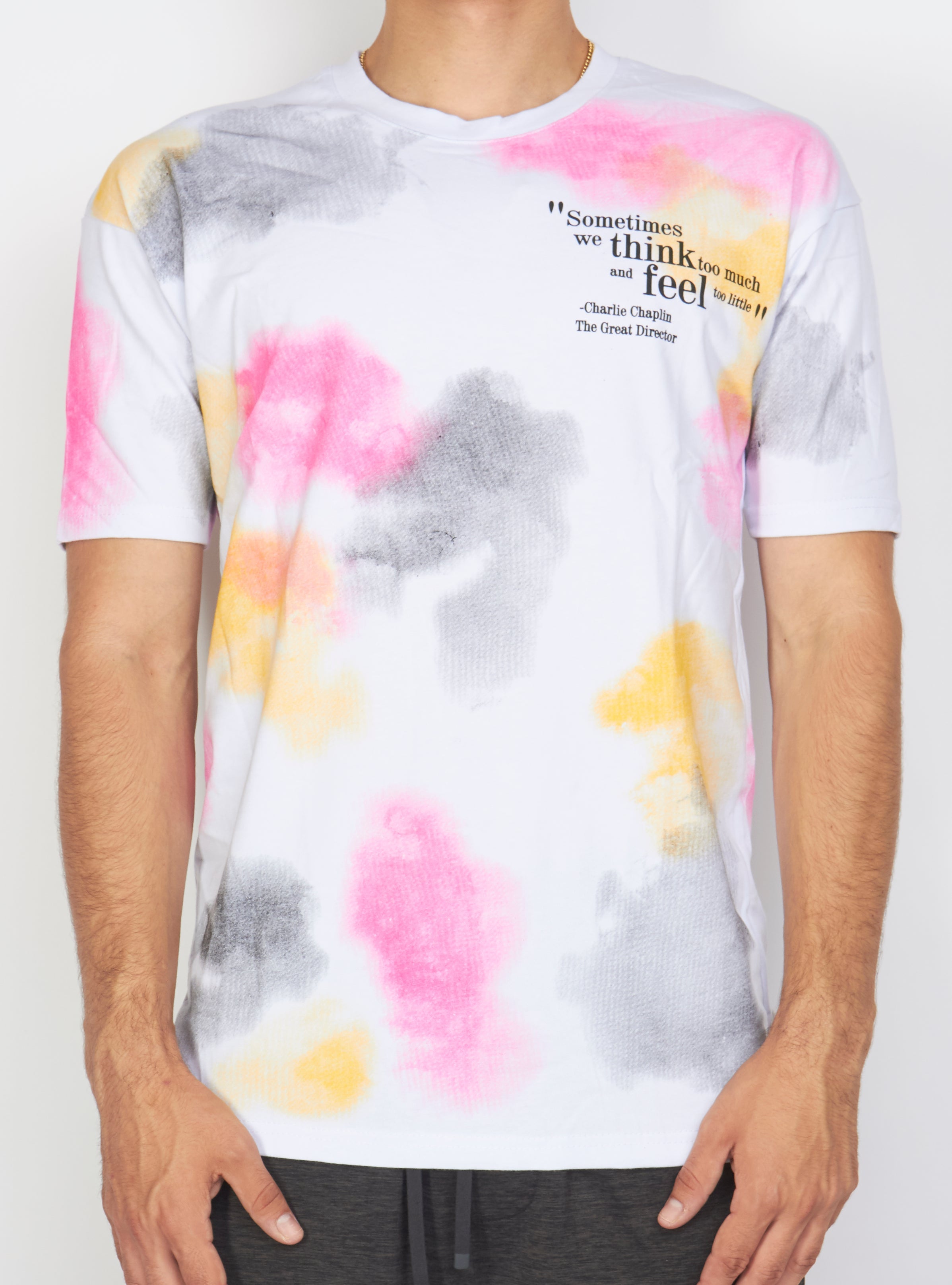 Buyer's Choice T-Shirt - Charlie Chaplin - White - 21-Y139