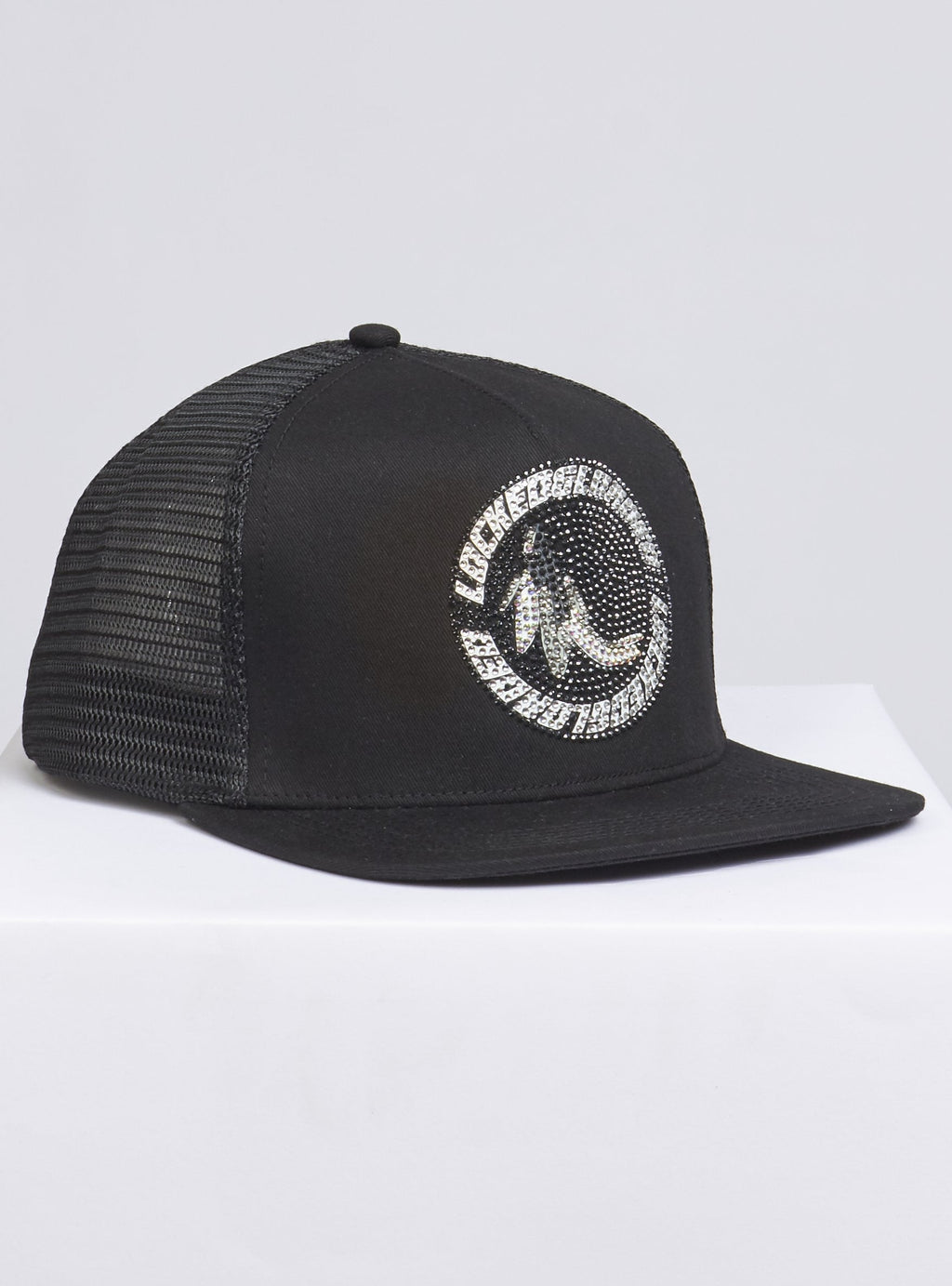 LNL Snapback - B. Clip - Grey and Silver on Black - 100