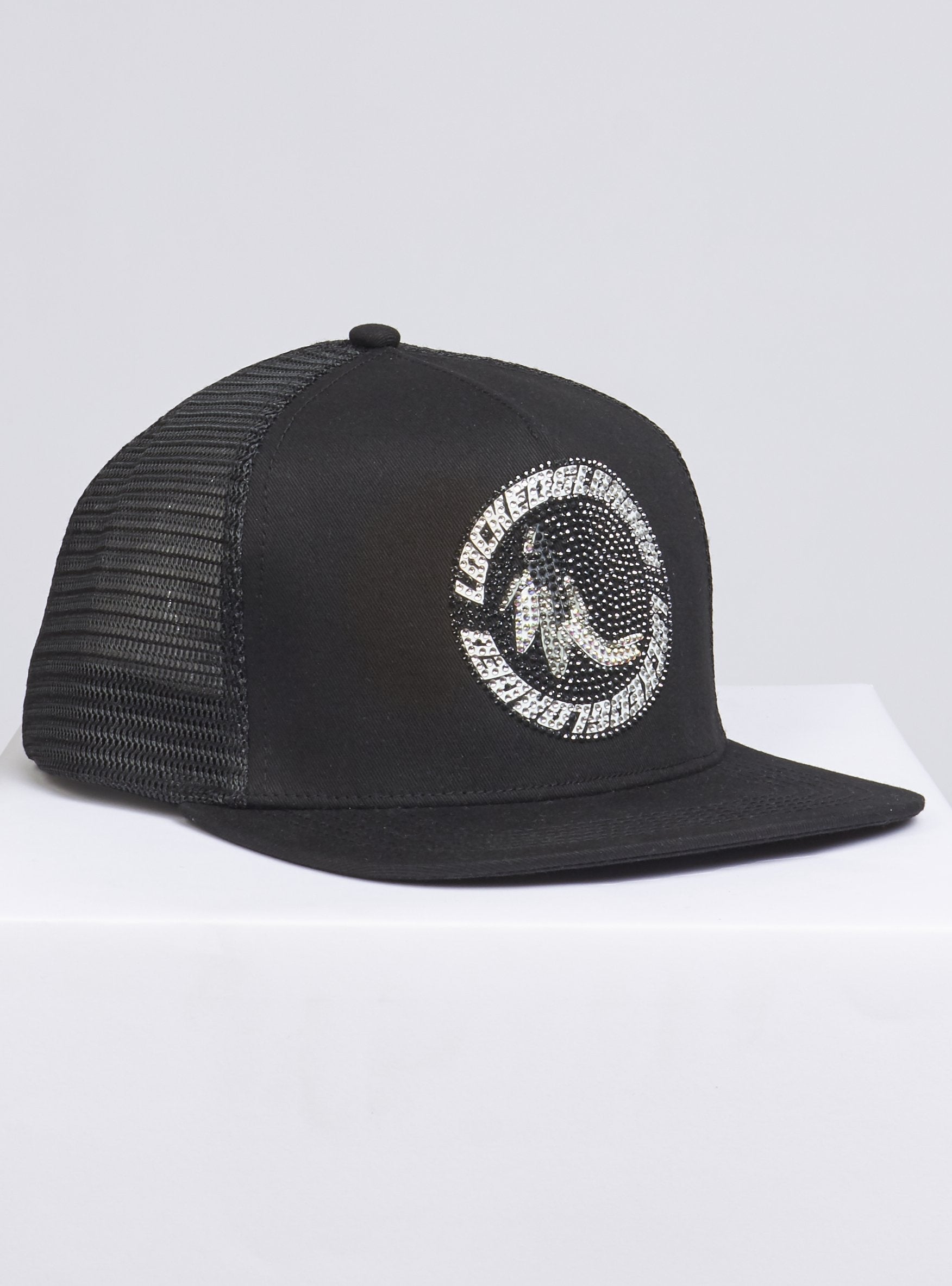 LNL Snapback - B. Clip - Grey and Silver on Black - 100