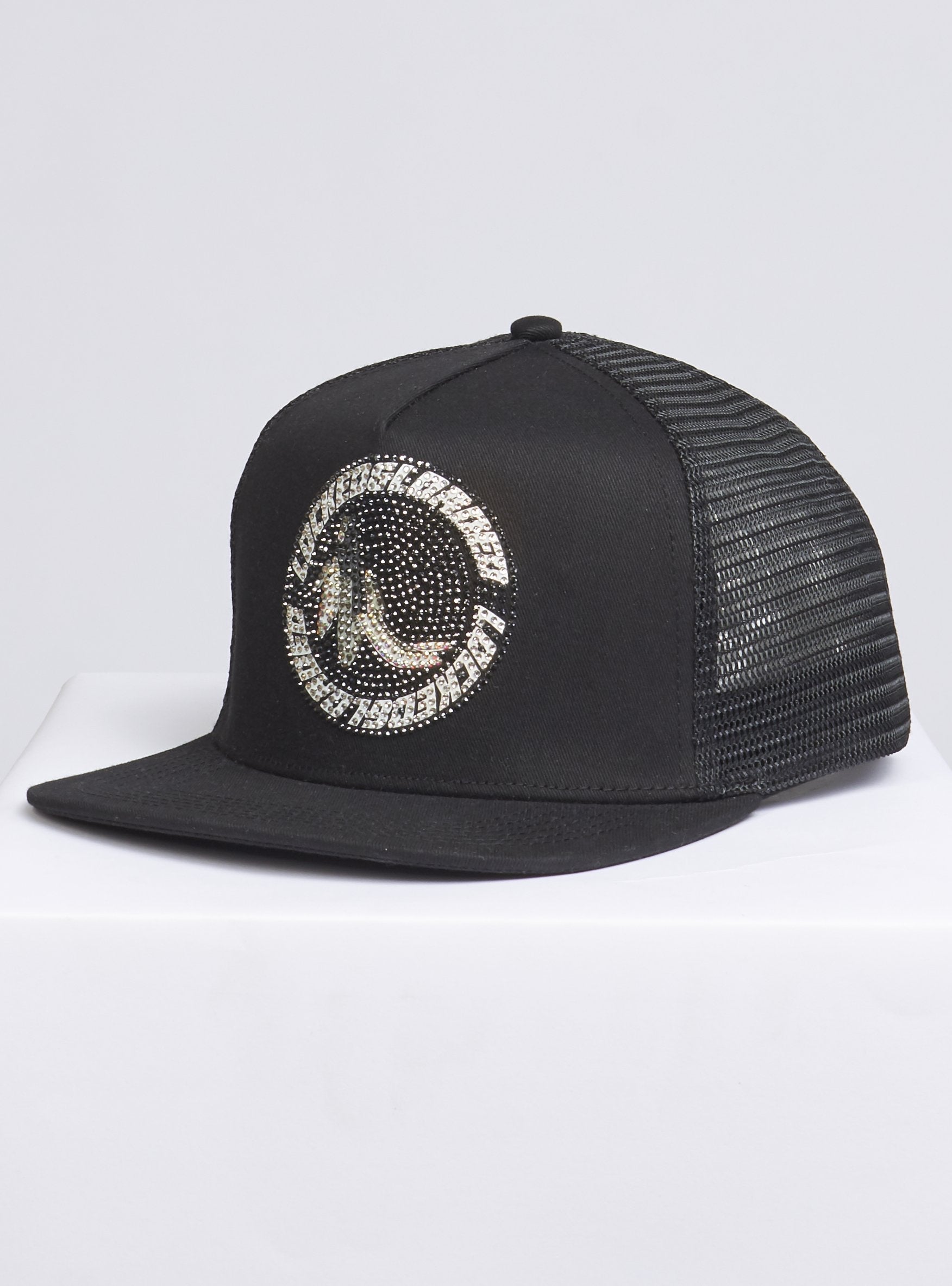 LNL Snapback - B. Clip - Grey and Silver on Black - 100