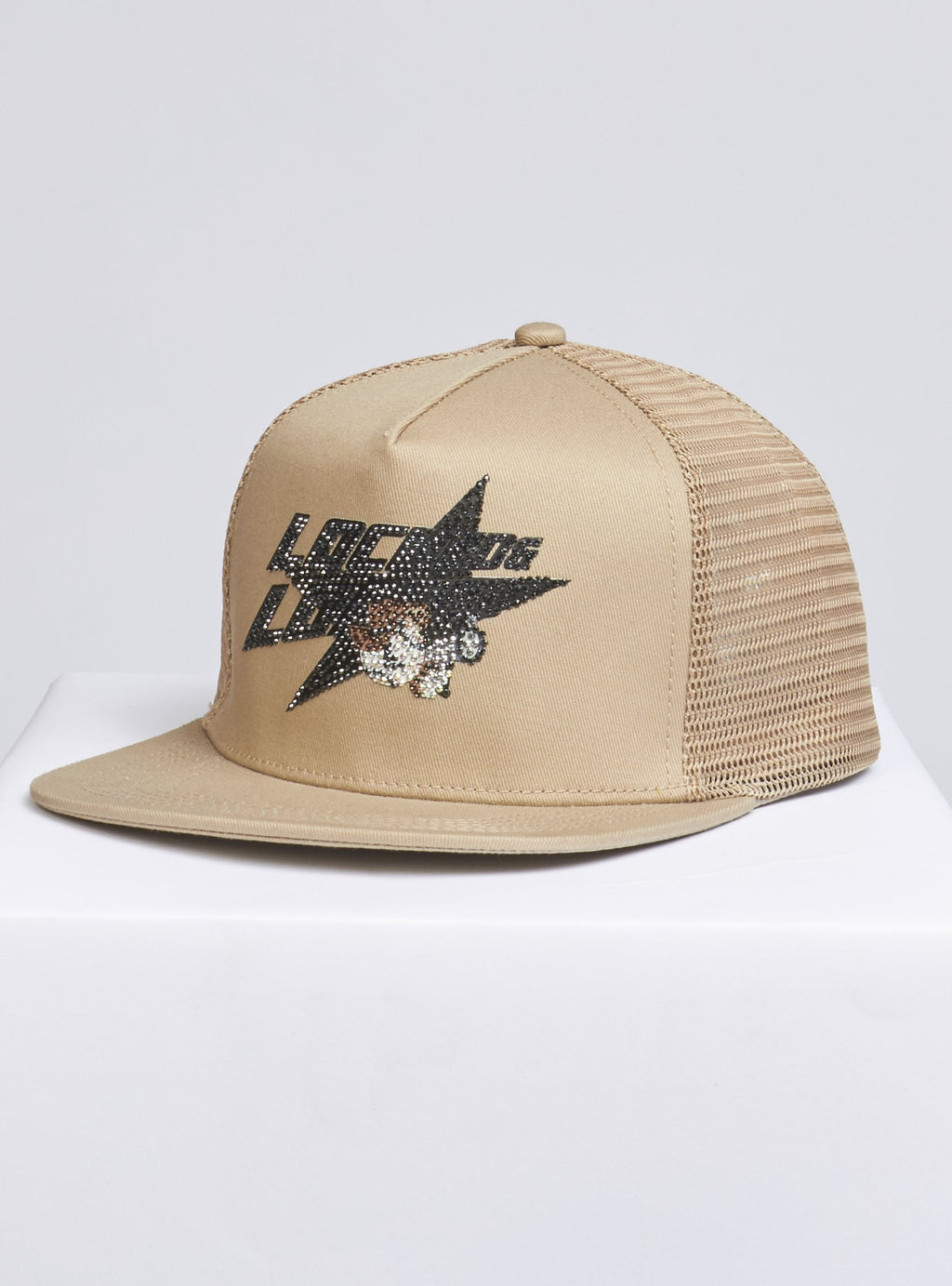 LNL Snapback - Heavy Hitta - Black on Khaki - 202