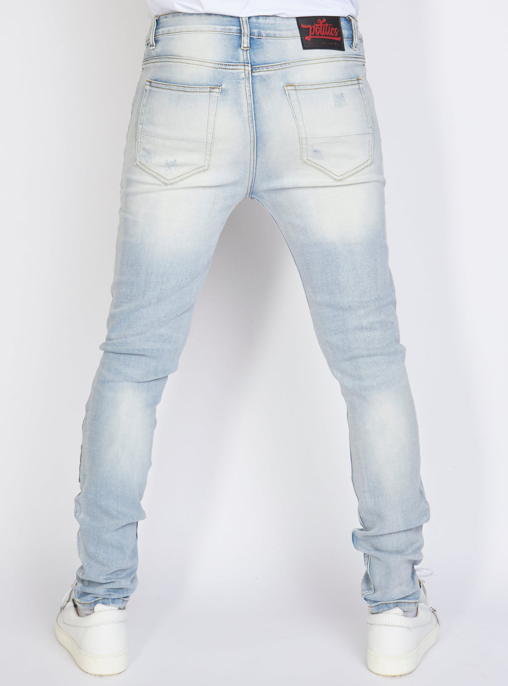 Politics Jeans - Biker Peace - Light Blue - PLTKS0521678