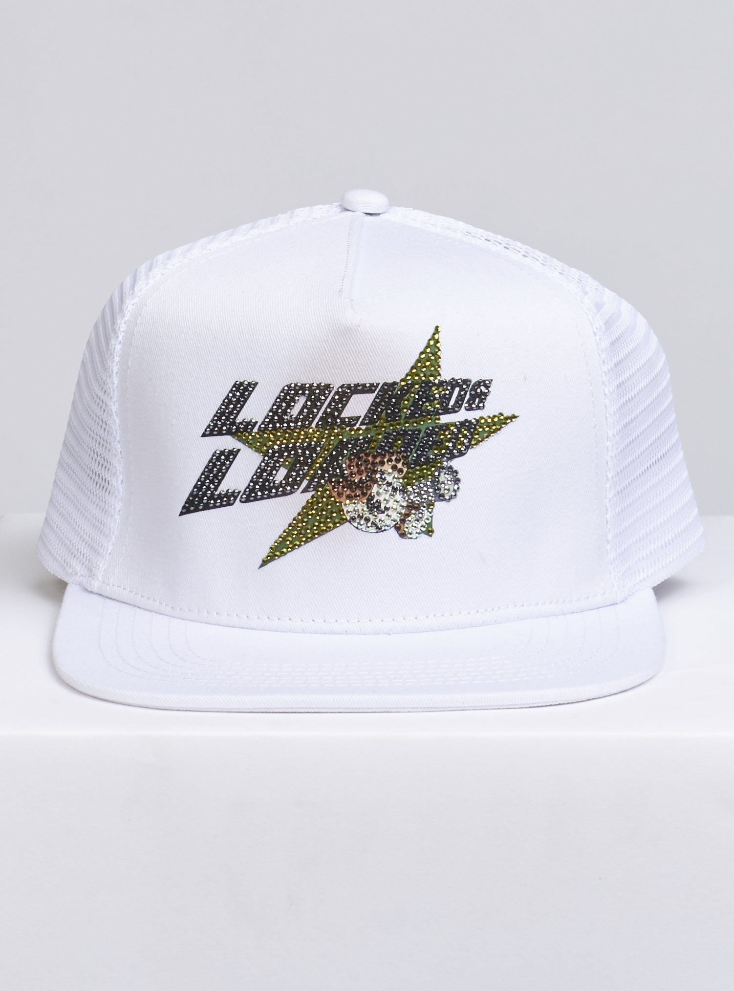 LNL Snapback - Heavy Hitta - Black and Olive on White - 203