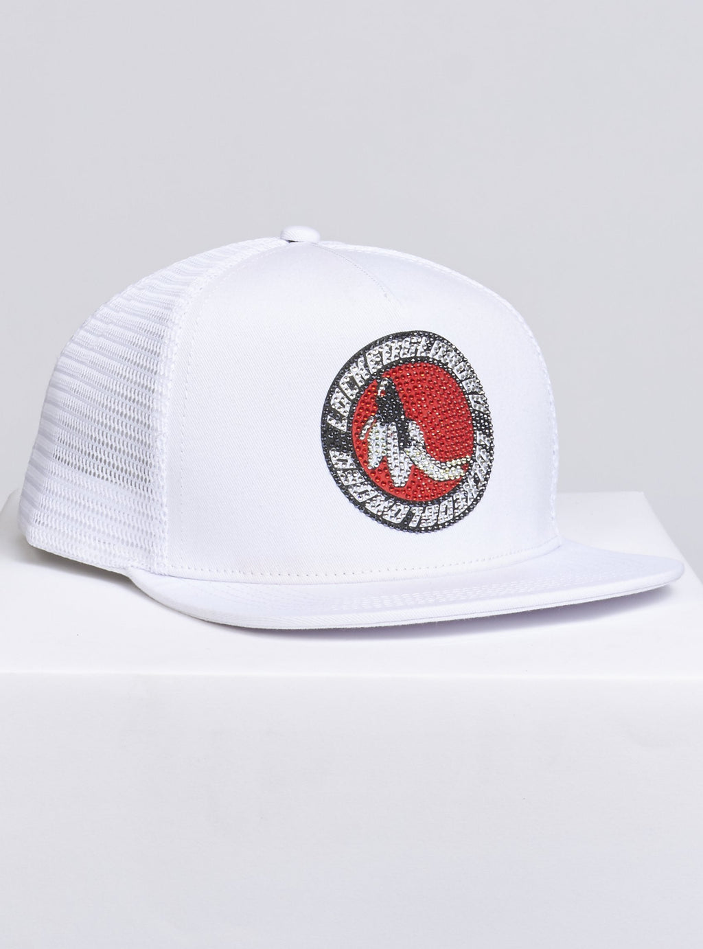 LNL Snapback - B. Clip - Black and Red on White - 103
