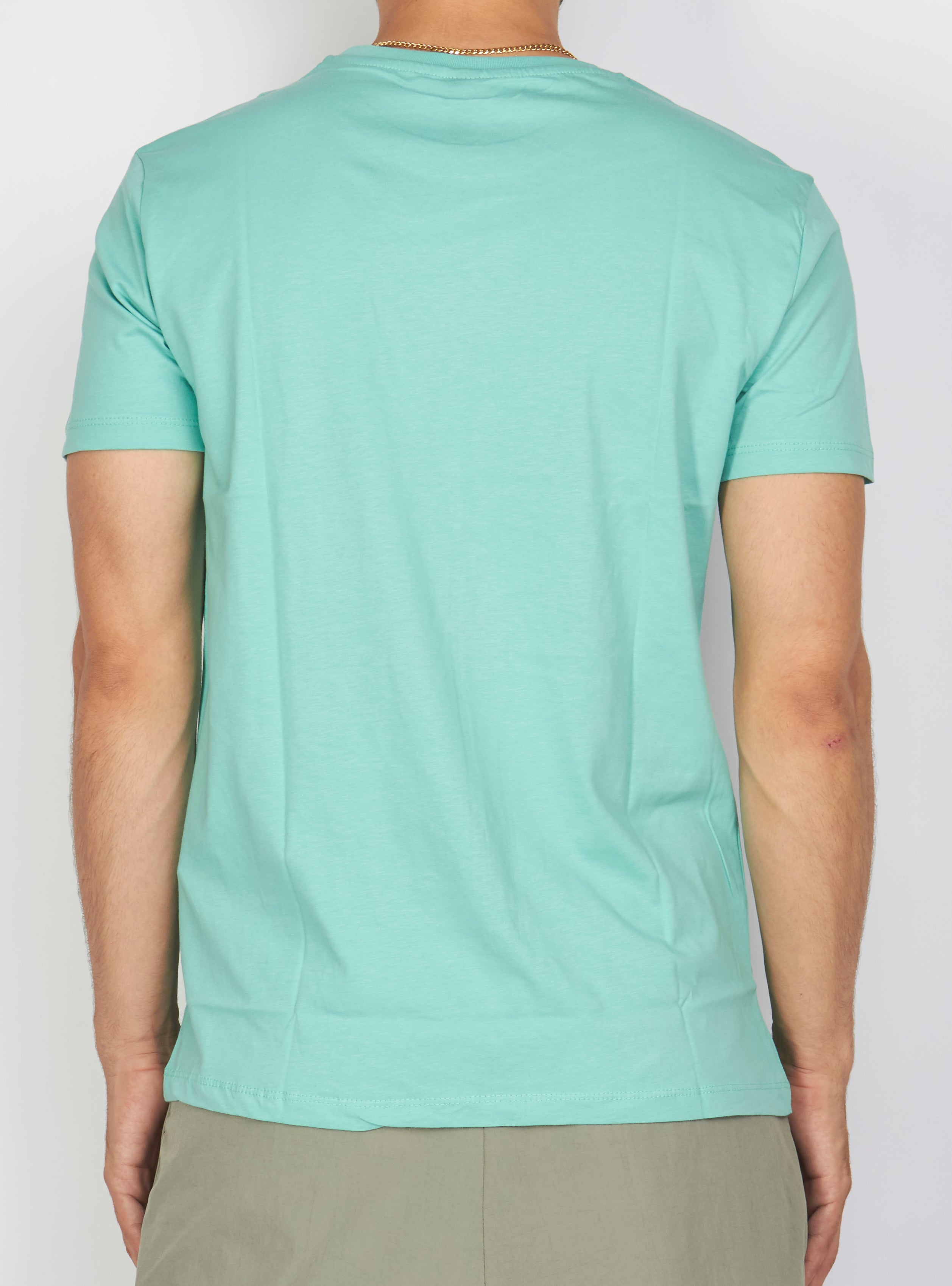 Buyer's Choice T-Shirt - Skeleton Graffiti - Aqua - ST 7503