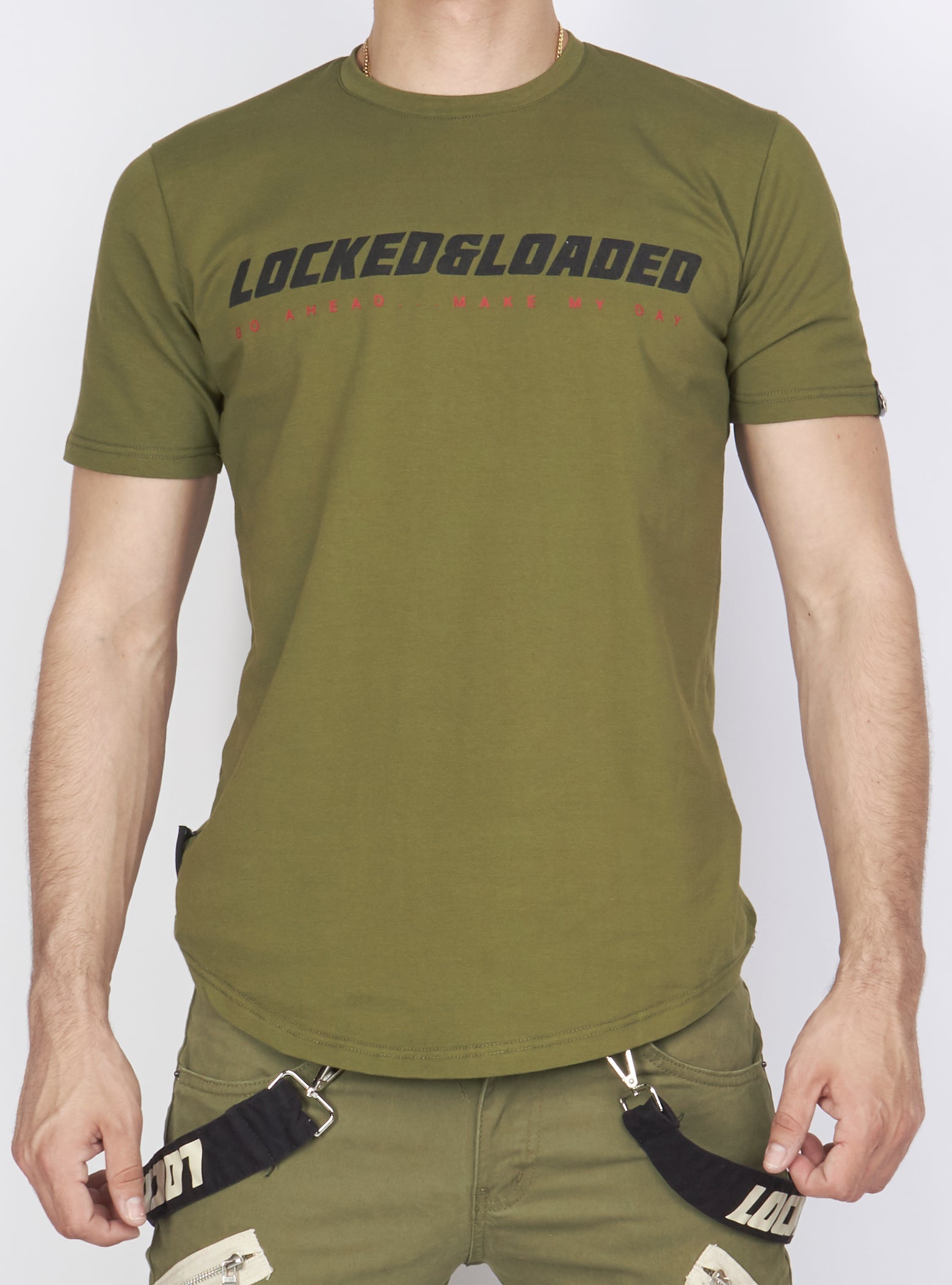 LNL T-Shirt - L&L - Olive And Black