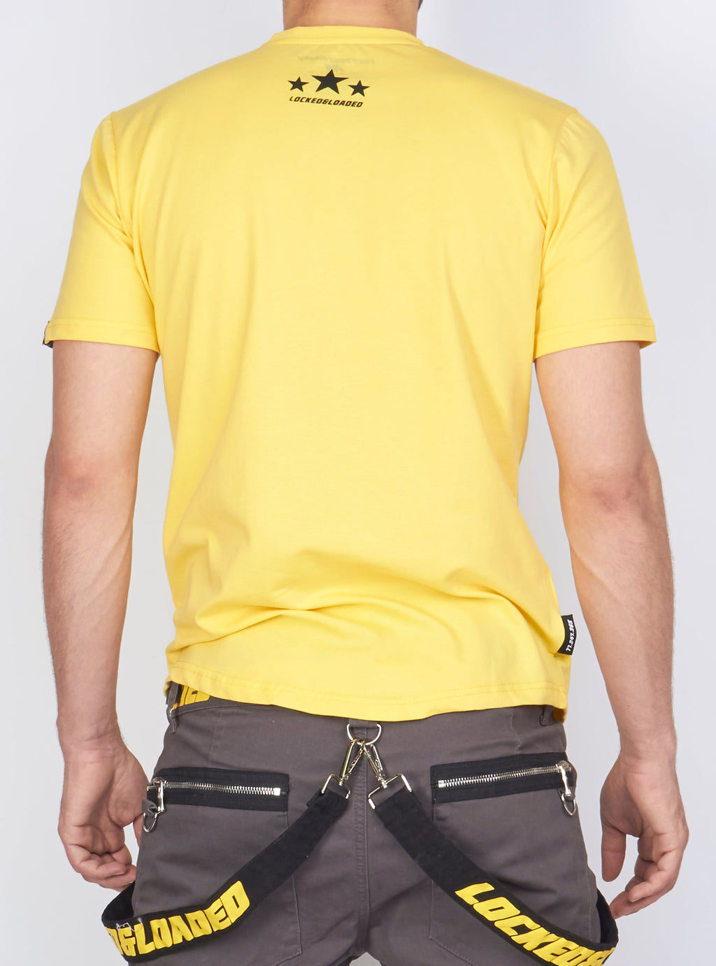 LNL T-Shirt - Strapped Up - Yellow With Black