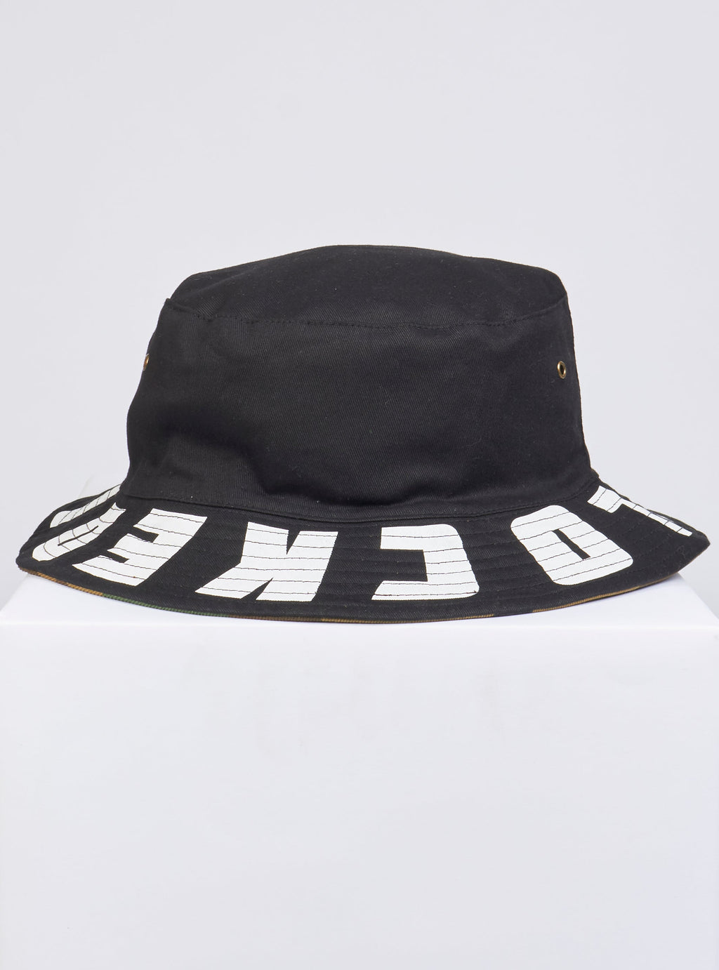 LNL Bucket Hat - Reversible - Camo and Black - LLRBH621100