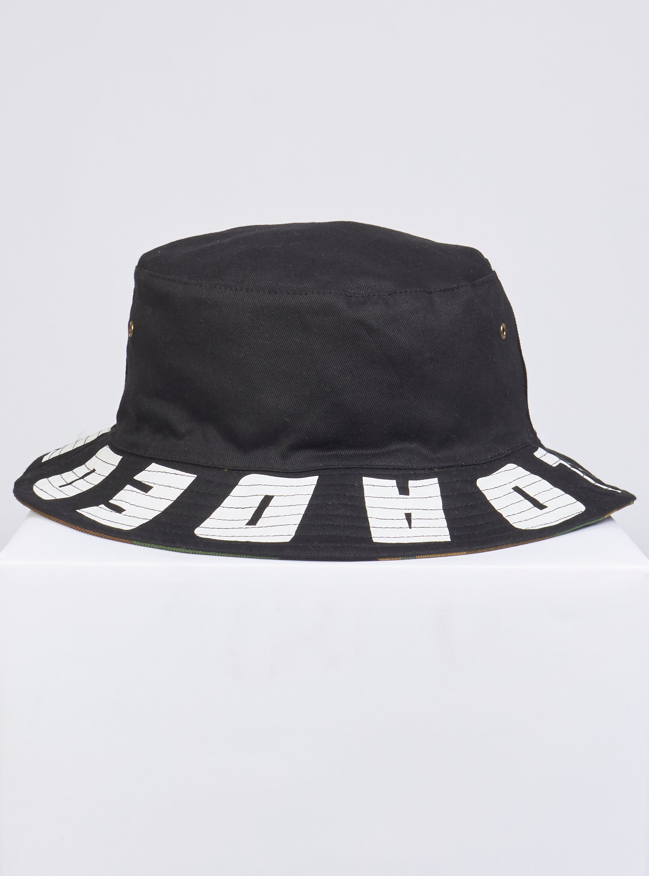 LNL Bucket Hat - Reversible - Camo and Black - LLRBH621100