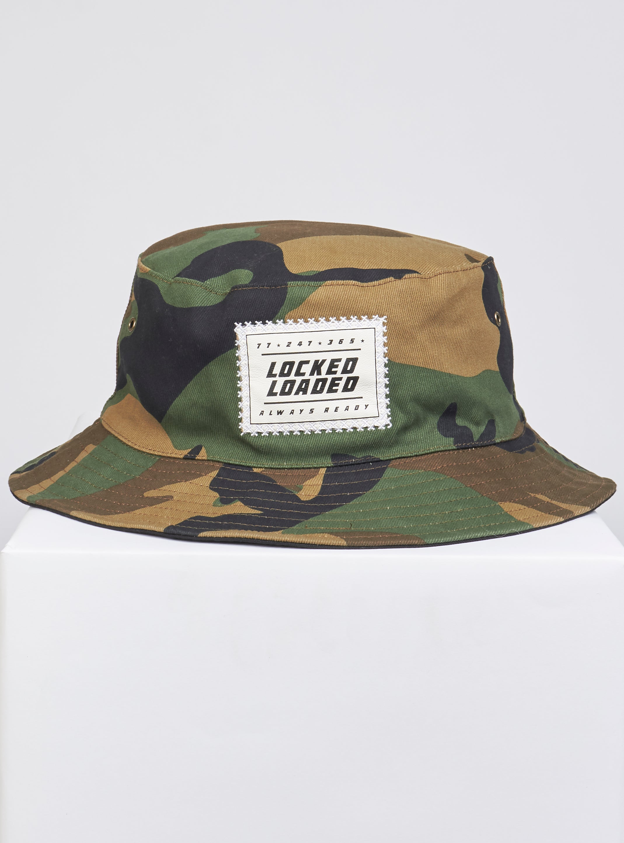 LNL Bucket Hat - Reversible - Camo and Black - LLRBH621100