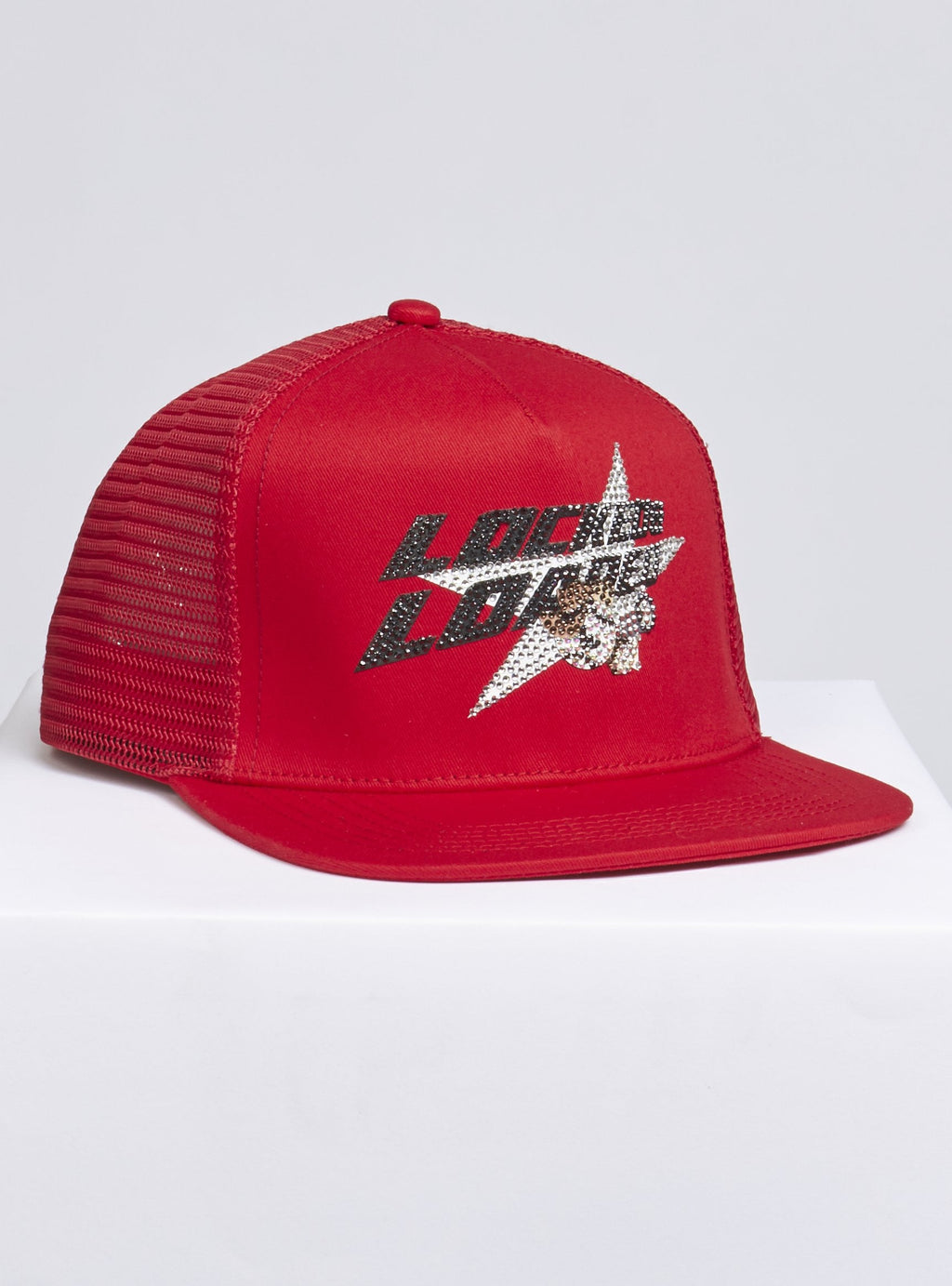 LNL Snapback - Heavy Hitta - Black and Silver on Red - 206