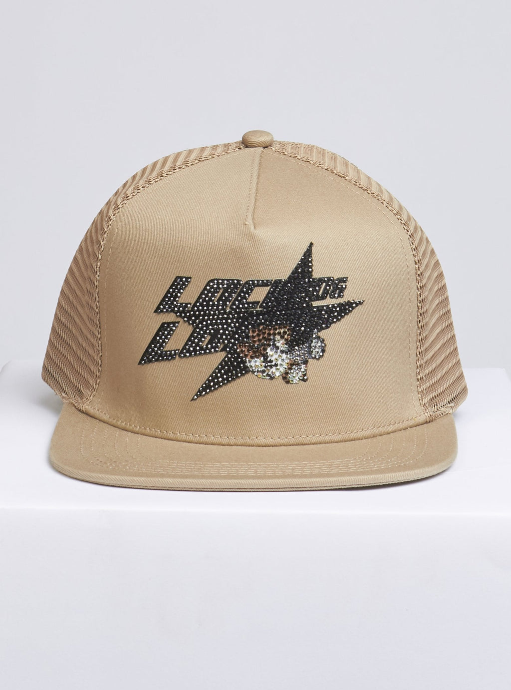 LNL Snapback - Heavy Hitta - Black on Khaki - 202
