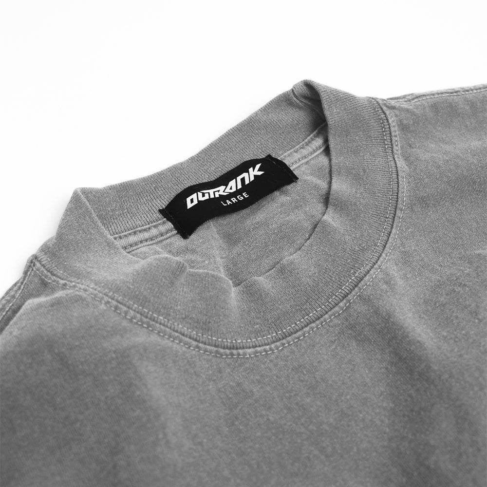 Outrank T-Shirt - All Gas Ultra Heavyweight - Cement