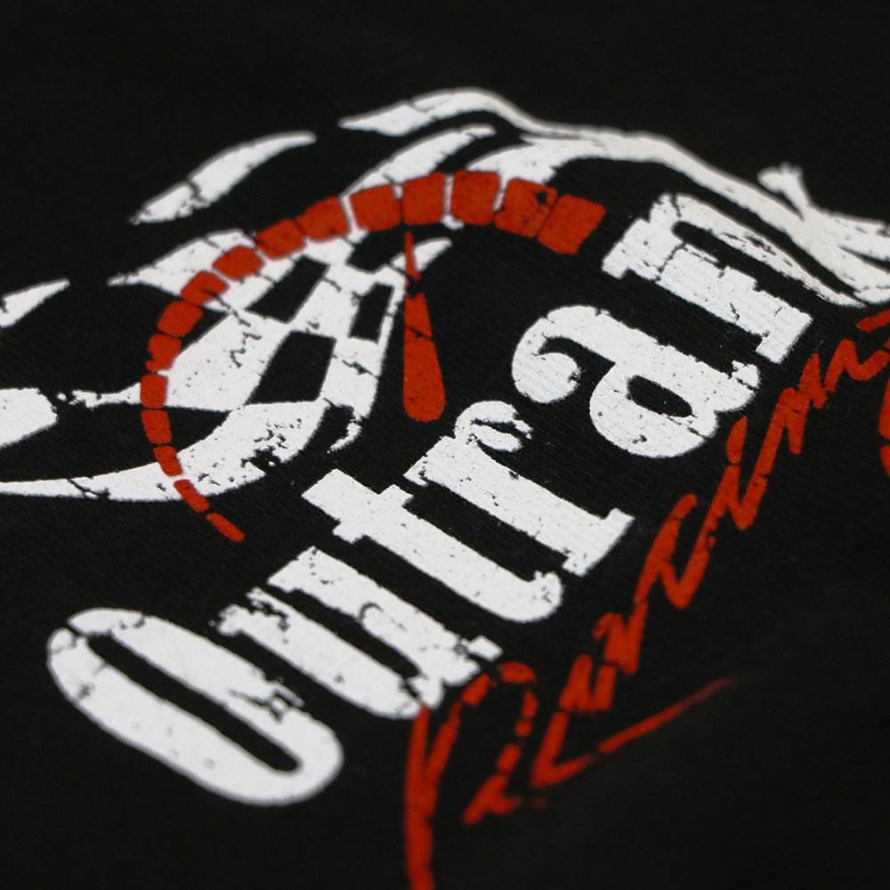 Outrank T-Shirt - All Gas Ultra Heavyweight - Black
