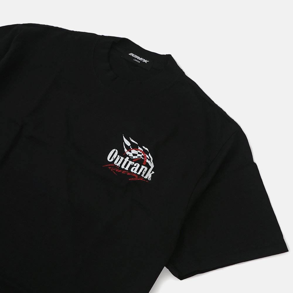 Outrank T-Shirt - All Gas Ultra Heavyweight - Black