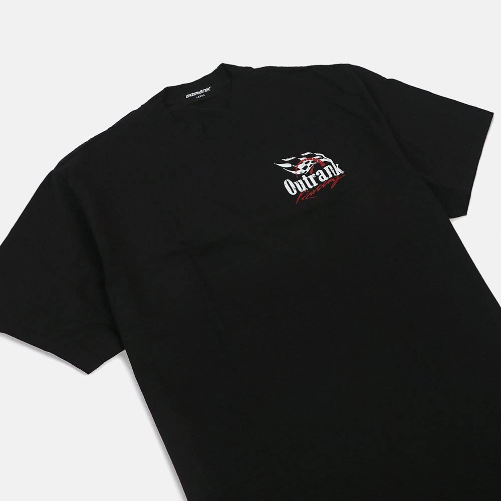 Outrank T-Shirt - All Gas Ultra Heavyweight - Black