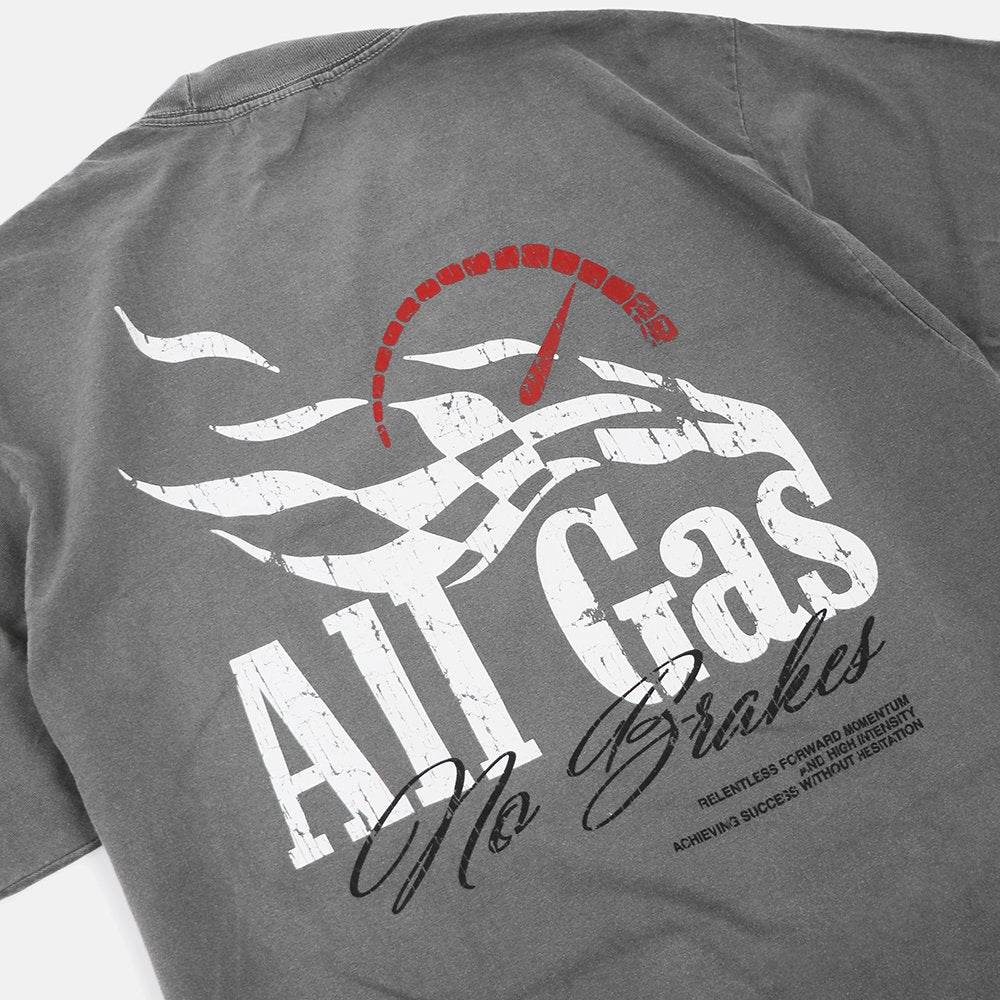 Outrank T-Shirt - All Gas Ultra Heavyweight - Cement