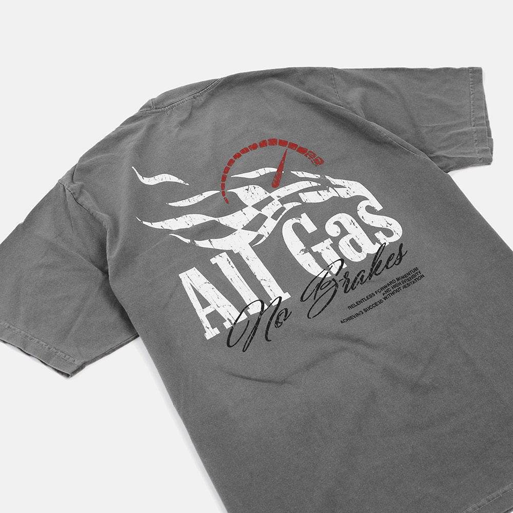 Outrank T-Shirt - All Gas Ultra Heavyweight - Cement