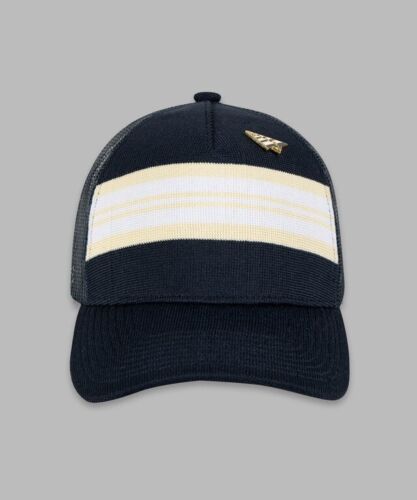Paper Plane Cap - Snap Logo - Navy Blue - 101088