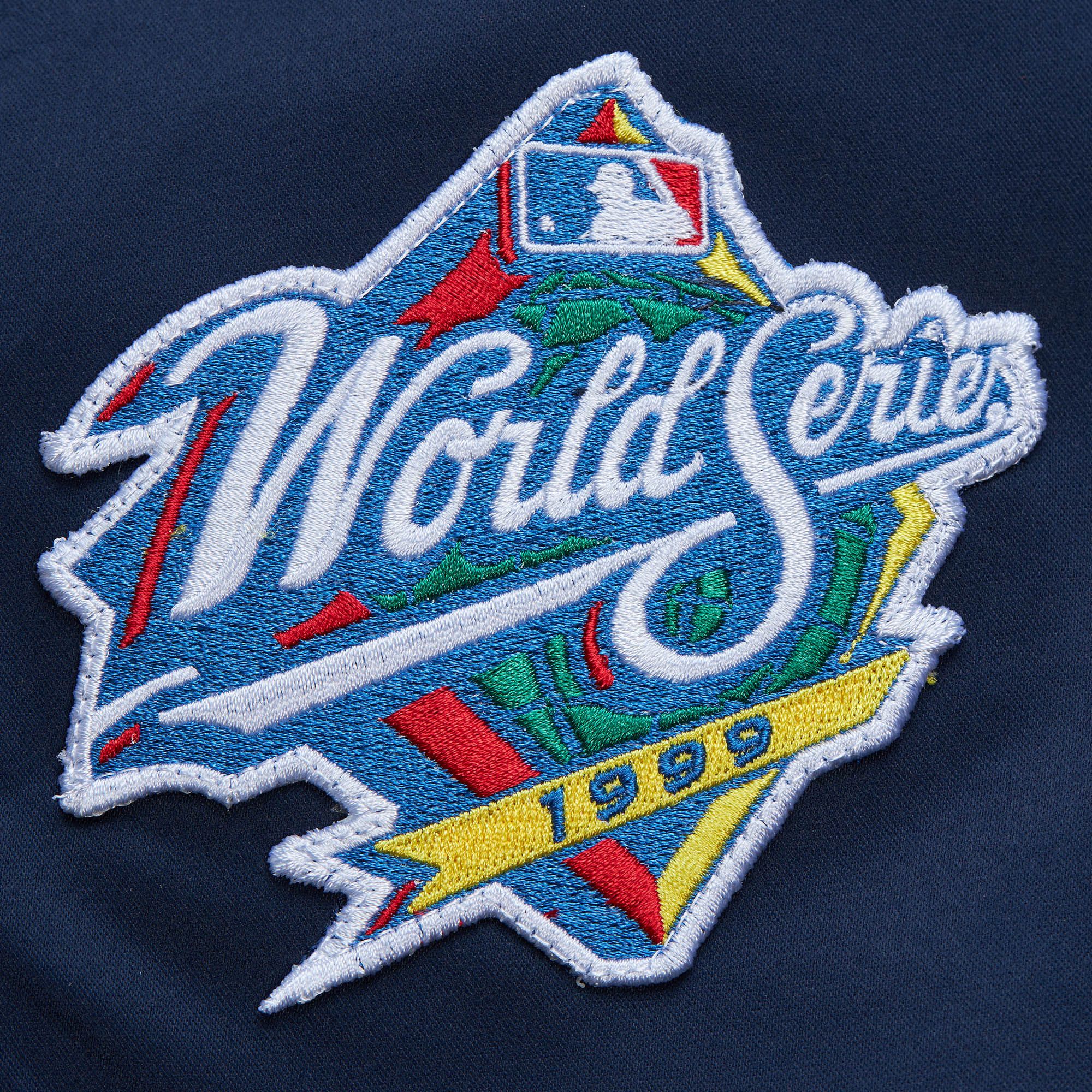 Mitchell & Ness Jacket - Lightweight Satin Bomber Vintage Logo New York Yankees - Navy - SJKT6599