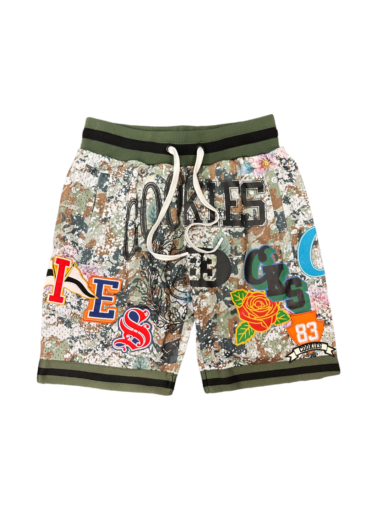Cookies Shorts - Basketball Mesh - Camo - CM233BKS07