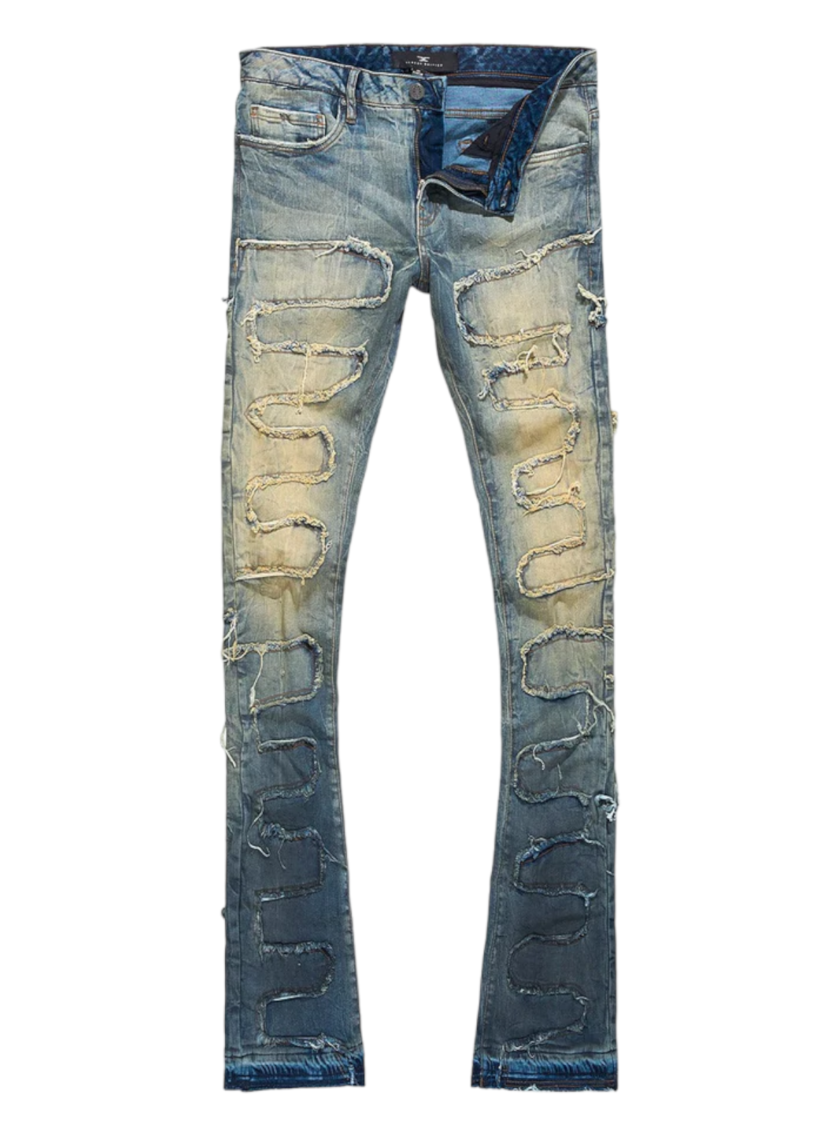 Jordan Craig Jeans - Python Stacked Denim - Vintage - JTF1130