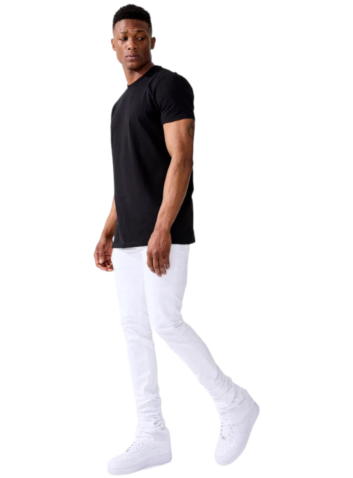 Jordan Craig Super Stacked Jeans - Martin - White - JTF212L